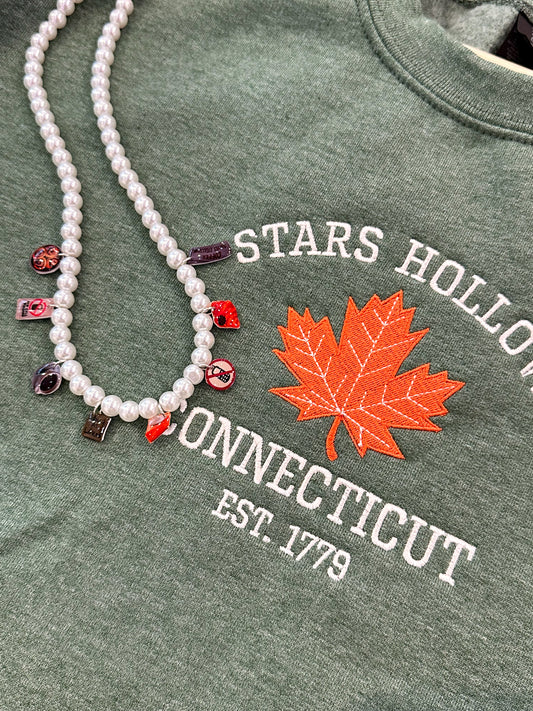 Stars Hollow Fall Embroidered Crewneck
