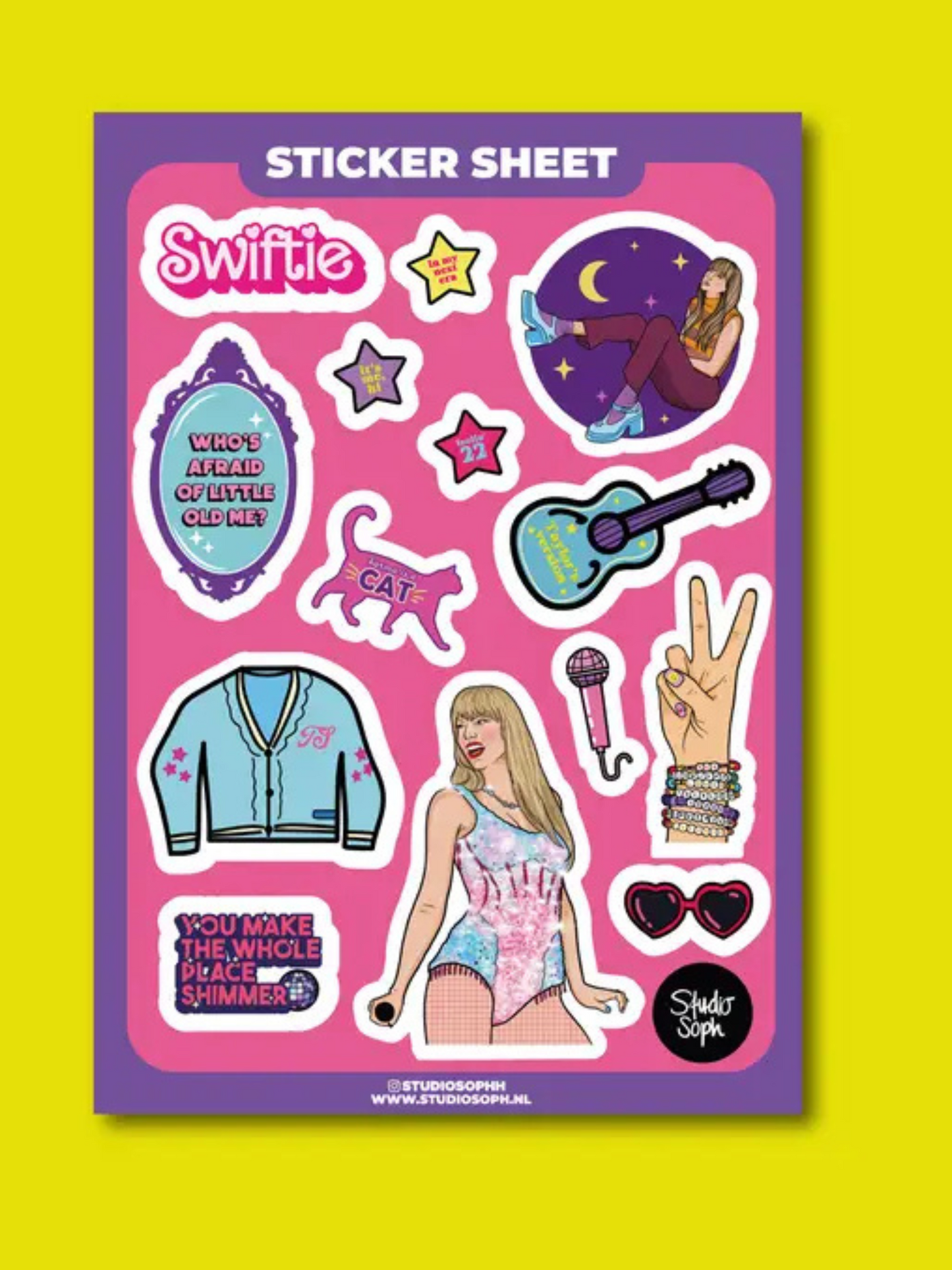Taylor Swift Sticker Sheet