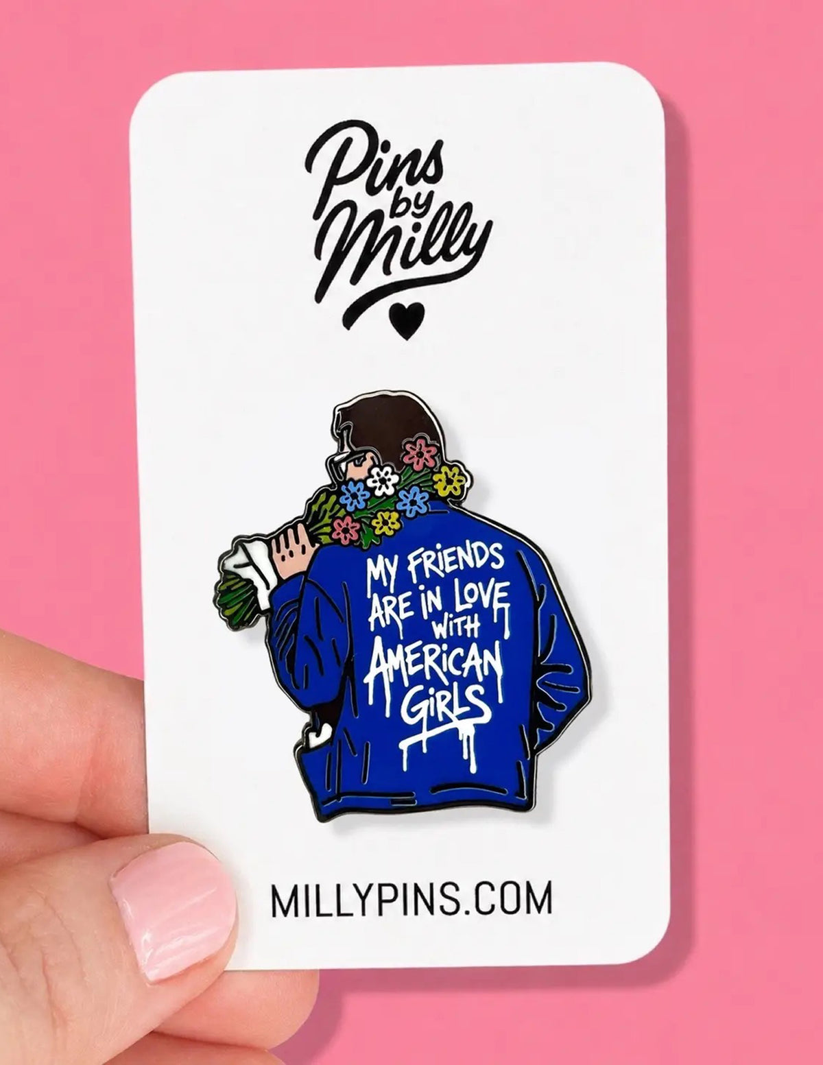 American Girls Enamel Pin