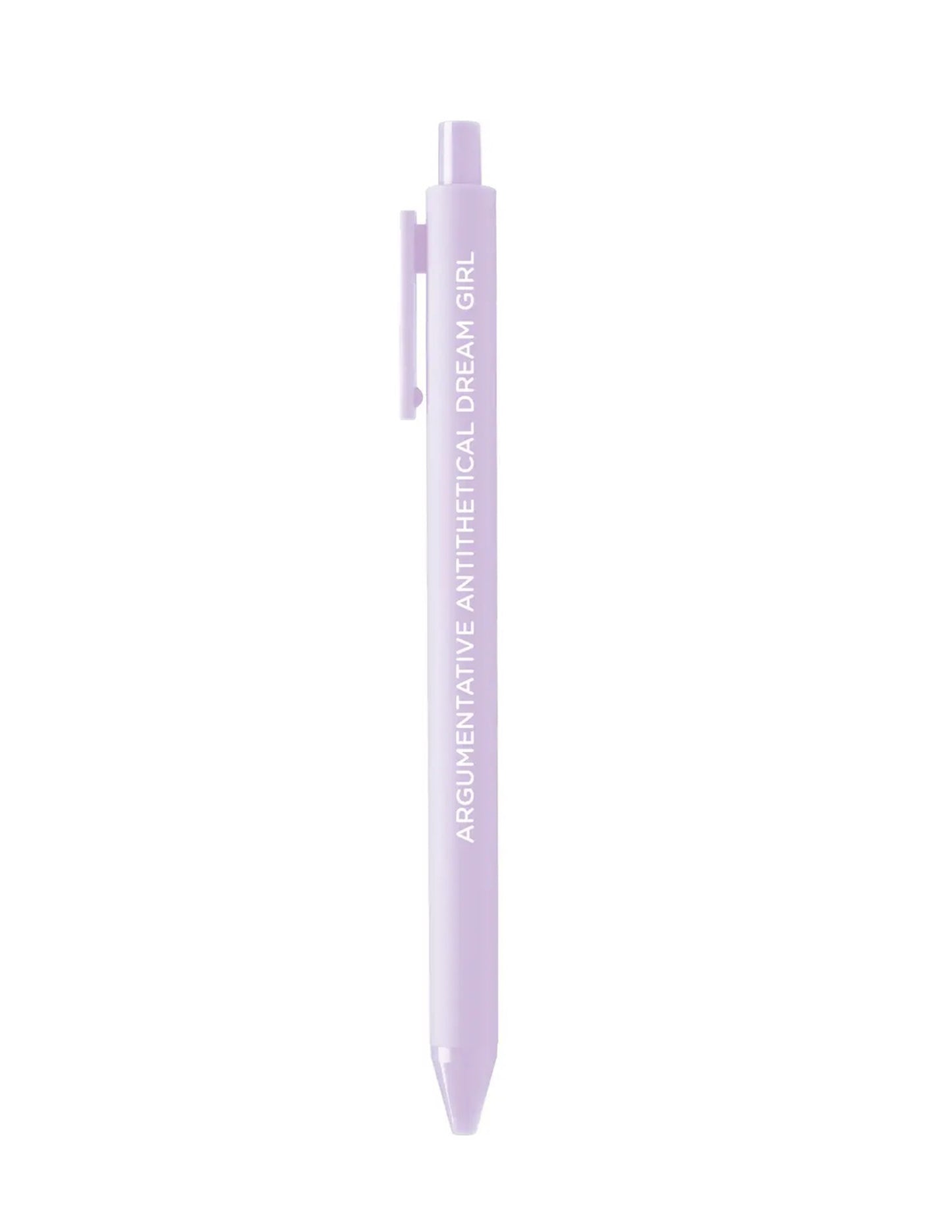 Argumentative Antithetical Dream Girl Gel Pen