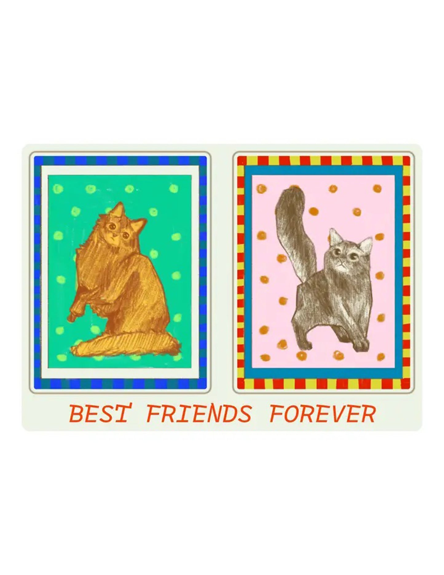 Best Friends! Sticker Sheet