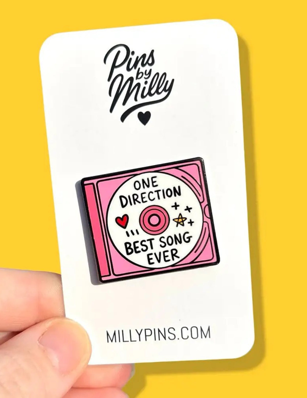 Best Song Ever CD Enamel Pin