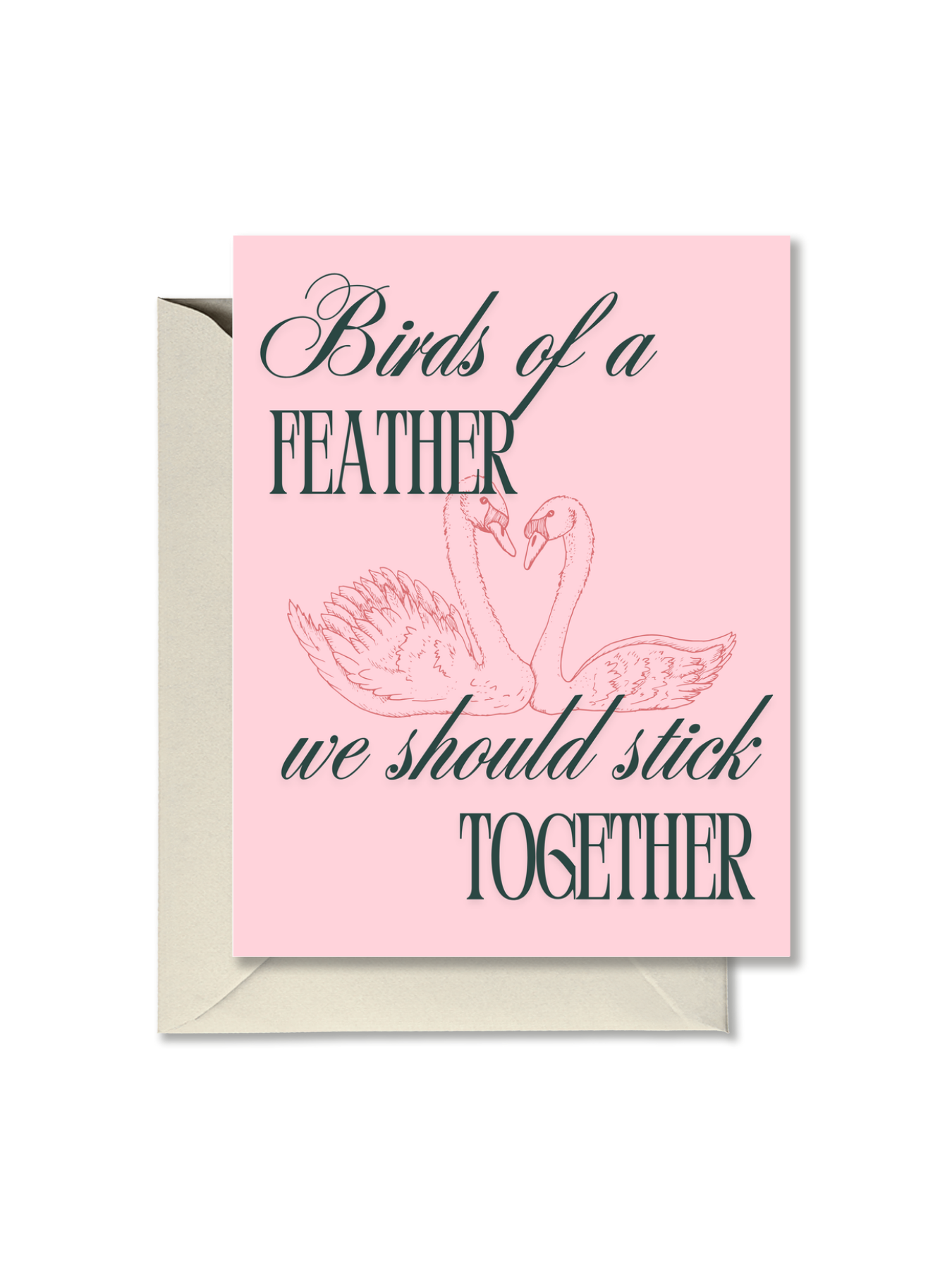 Birds Of A Feather Greeting Card
