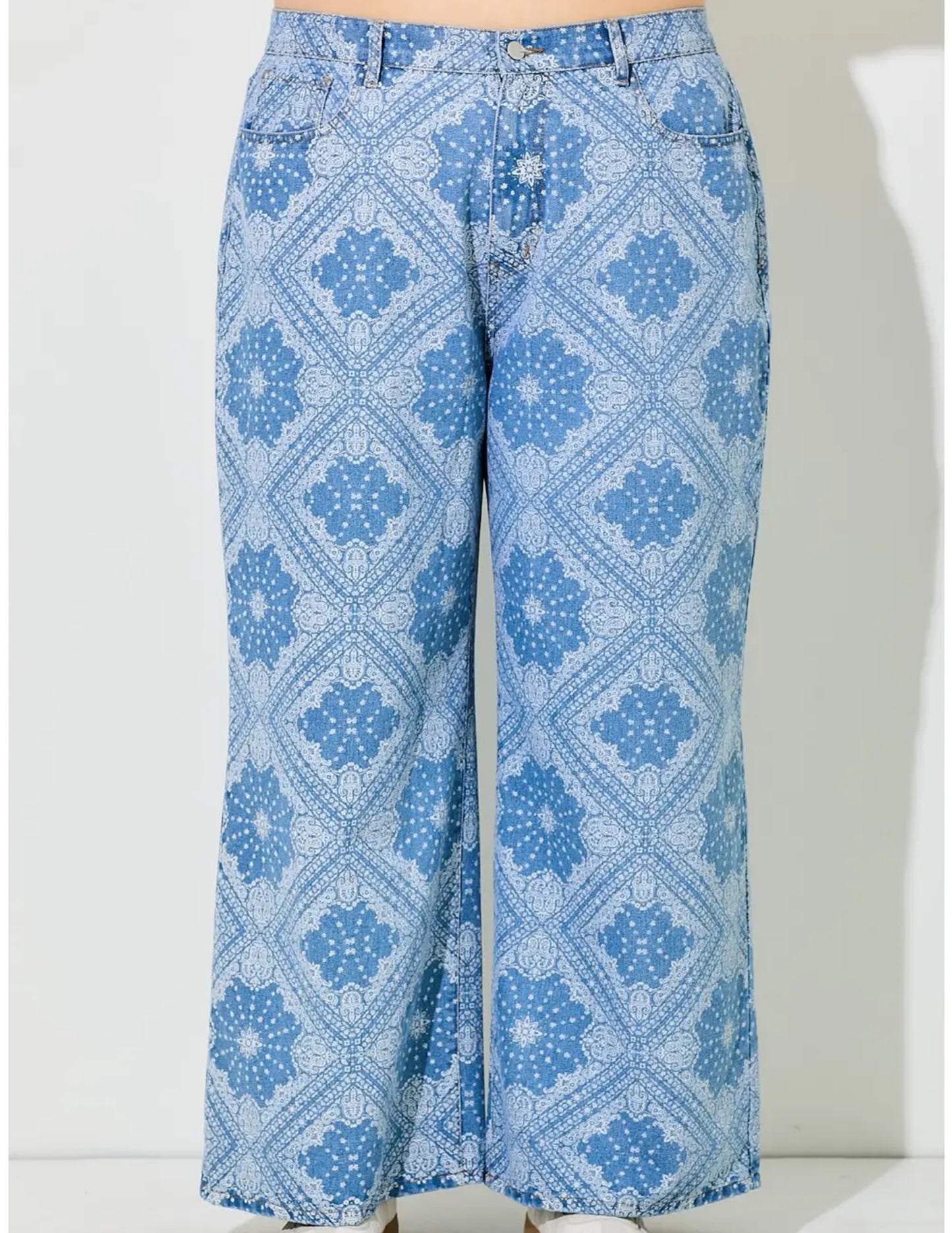 Blue Mosaic Jeans