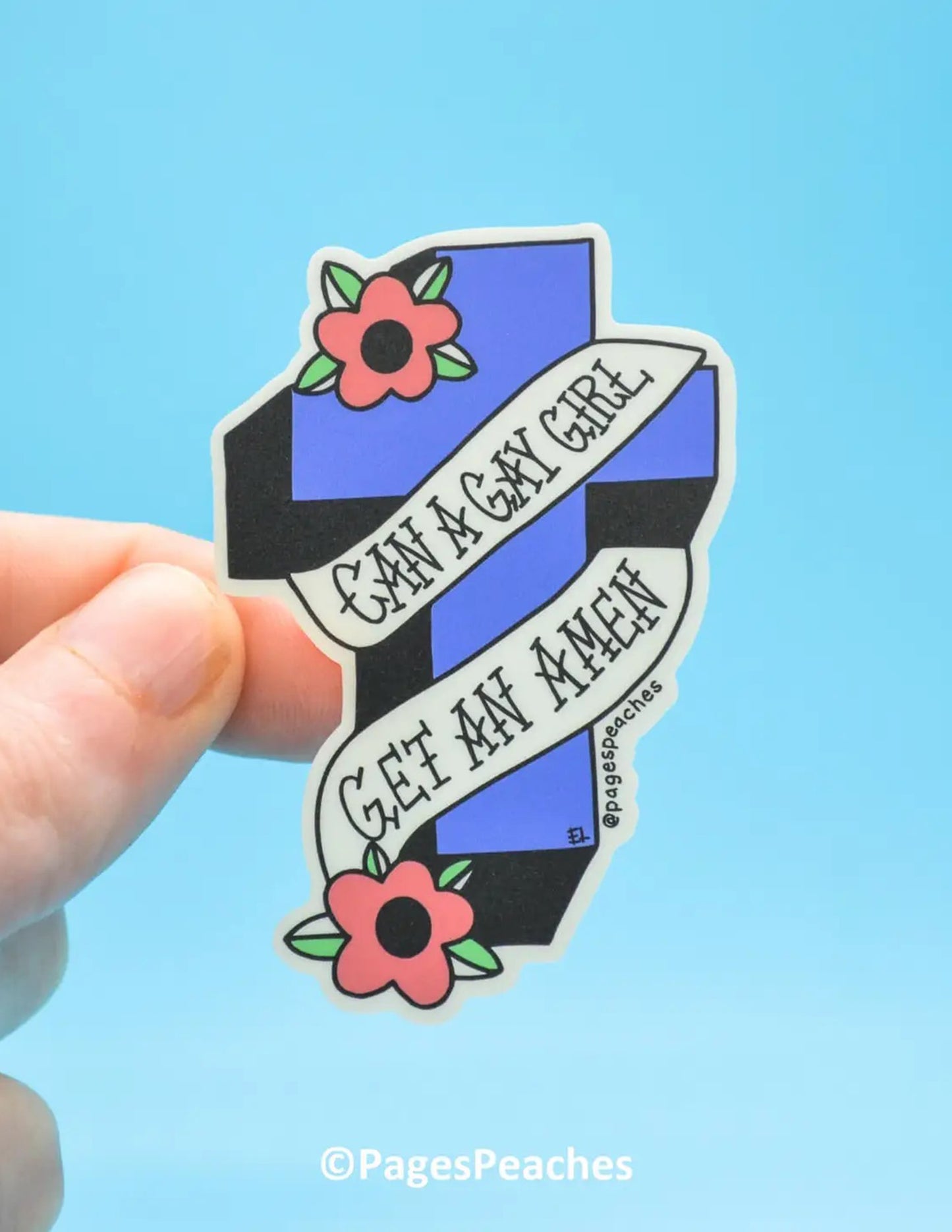 Can A Gay Girl Get An Amen Sticker