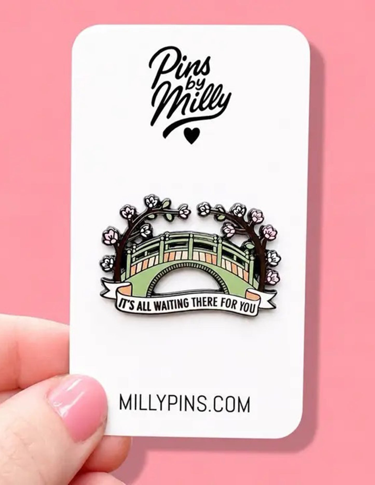 Carla's Song Bridge Enamel Pin
