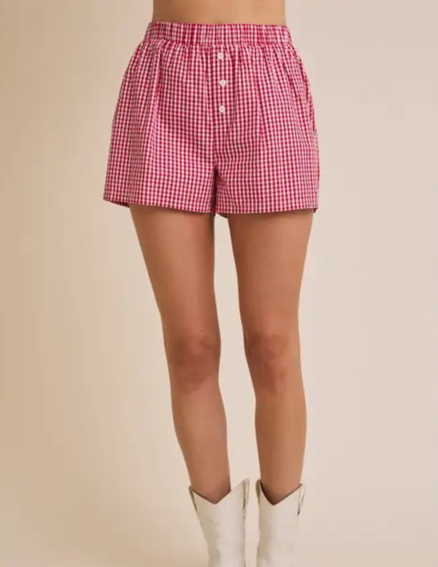 Cherry Crush Gingham Boxer Shorts
