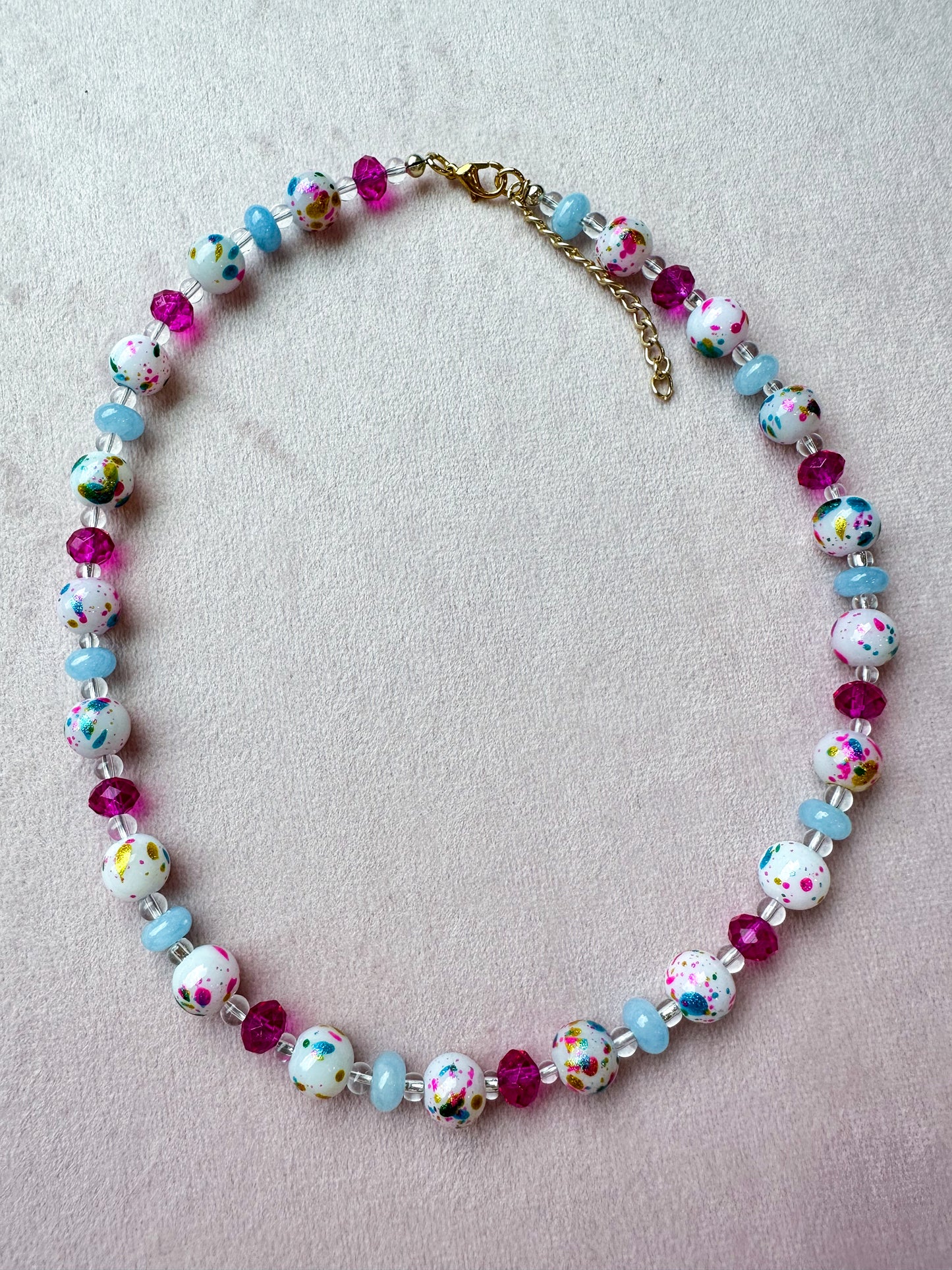 Colorful Gemstone Necklace 9