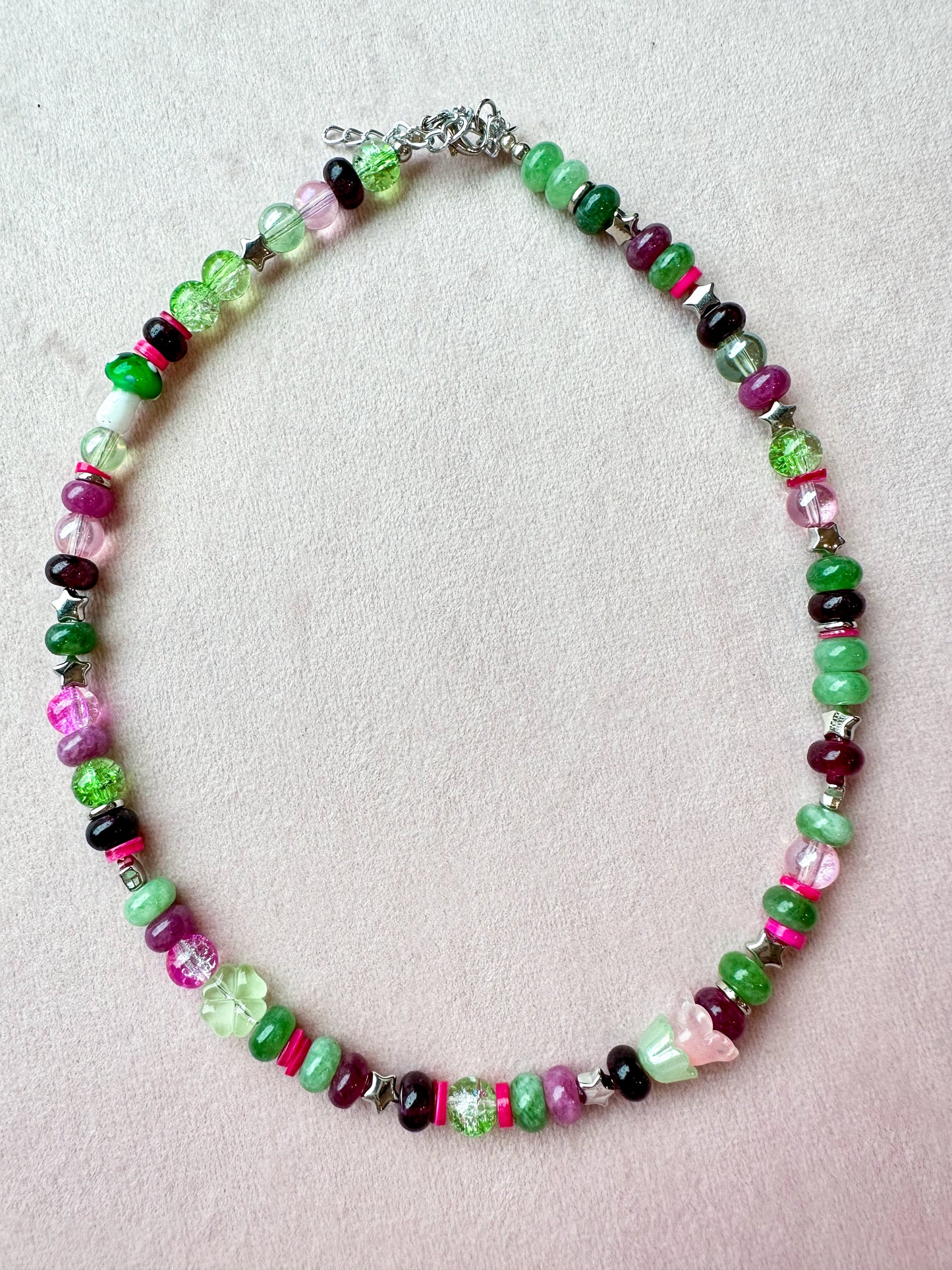 Colorful Gemstone Necklace 19