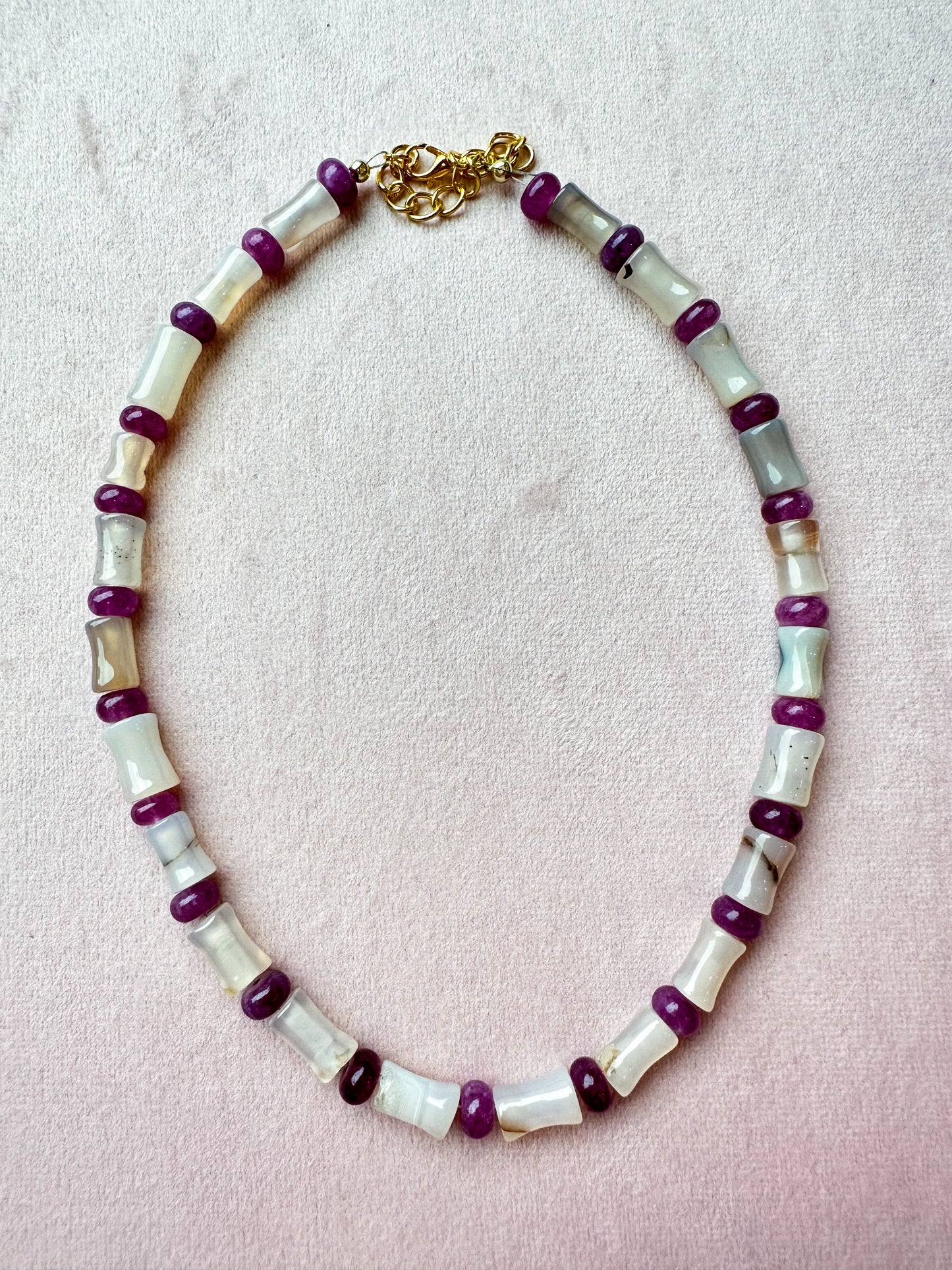 Colorful Gemstone Necklace 45