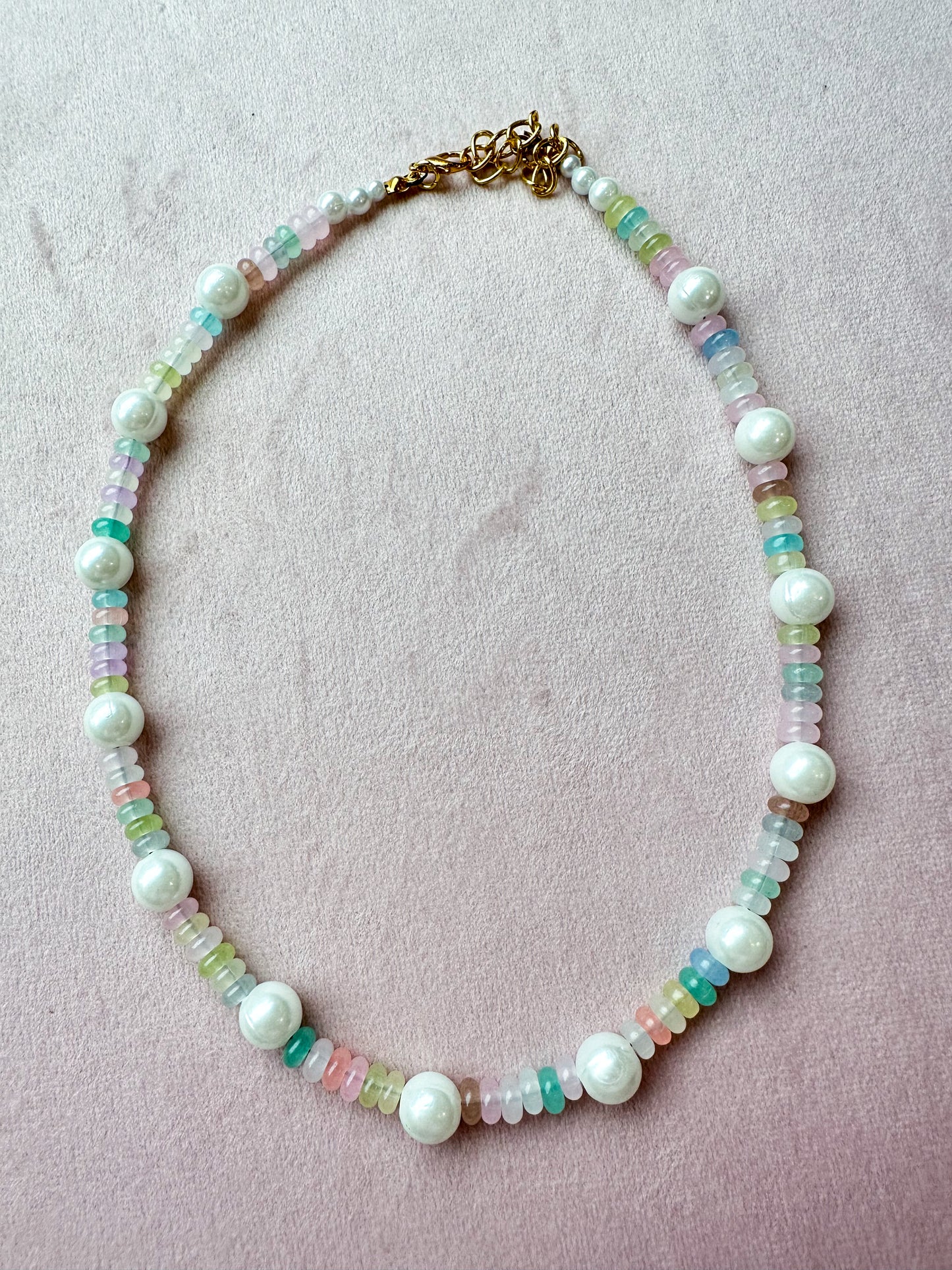 Colorful Gemstone Necklace 46