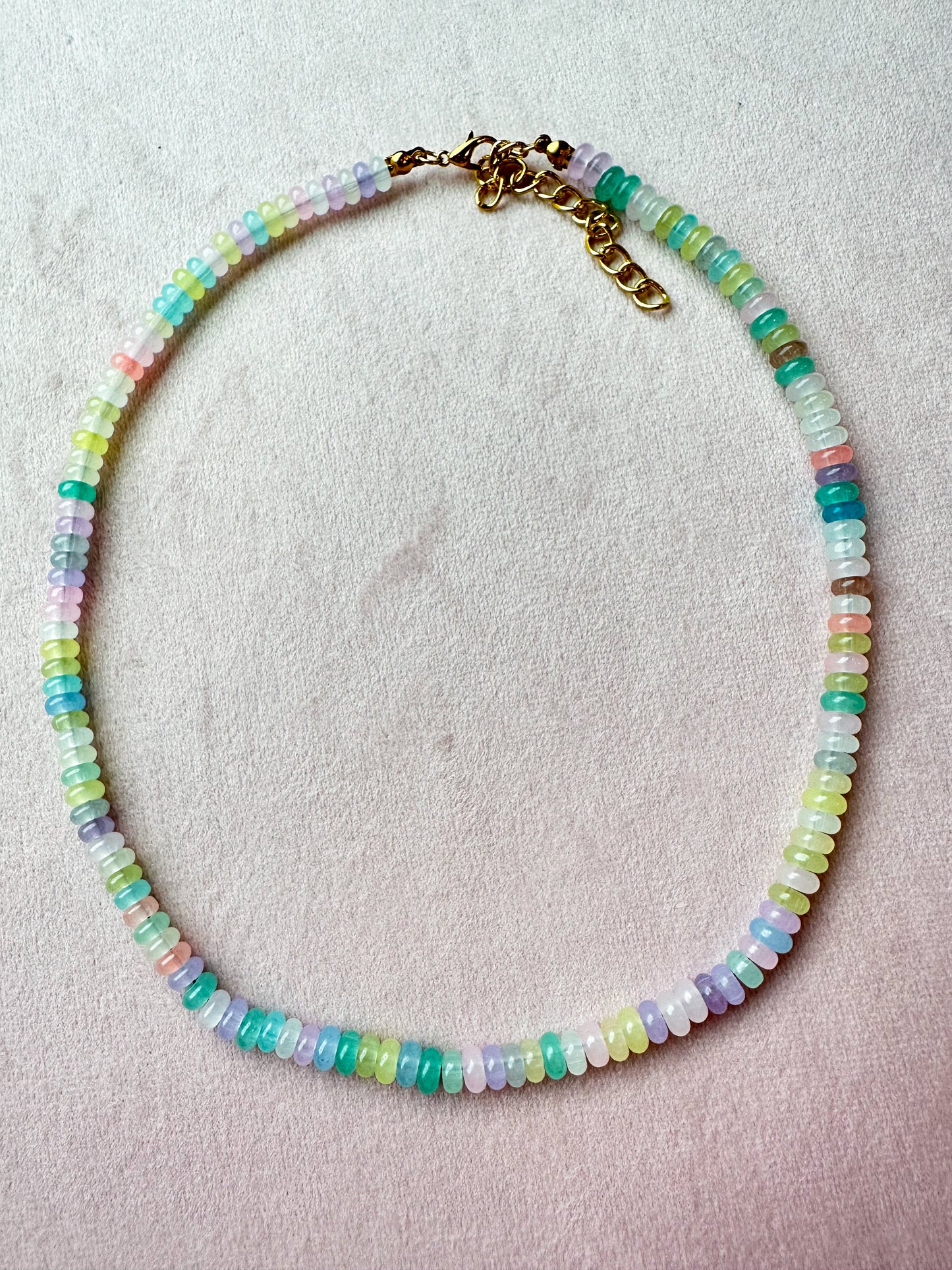 Colorful Gemstone Necklace 47
