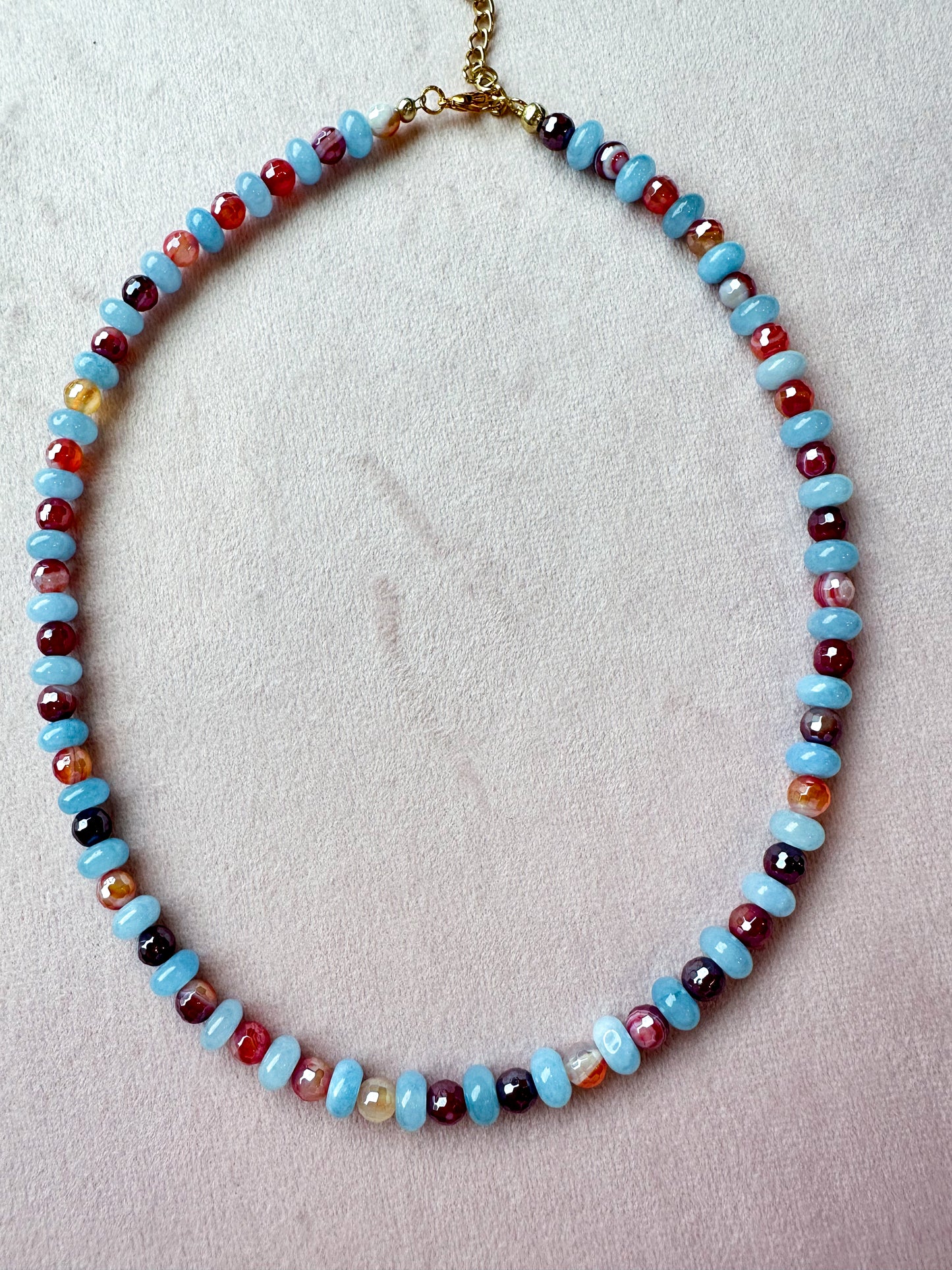 Colorful Gemstone Necklace 51