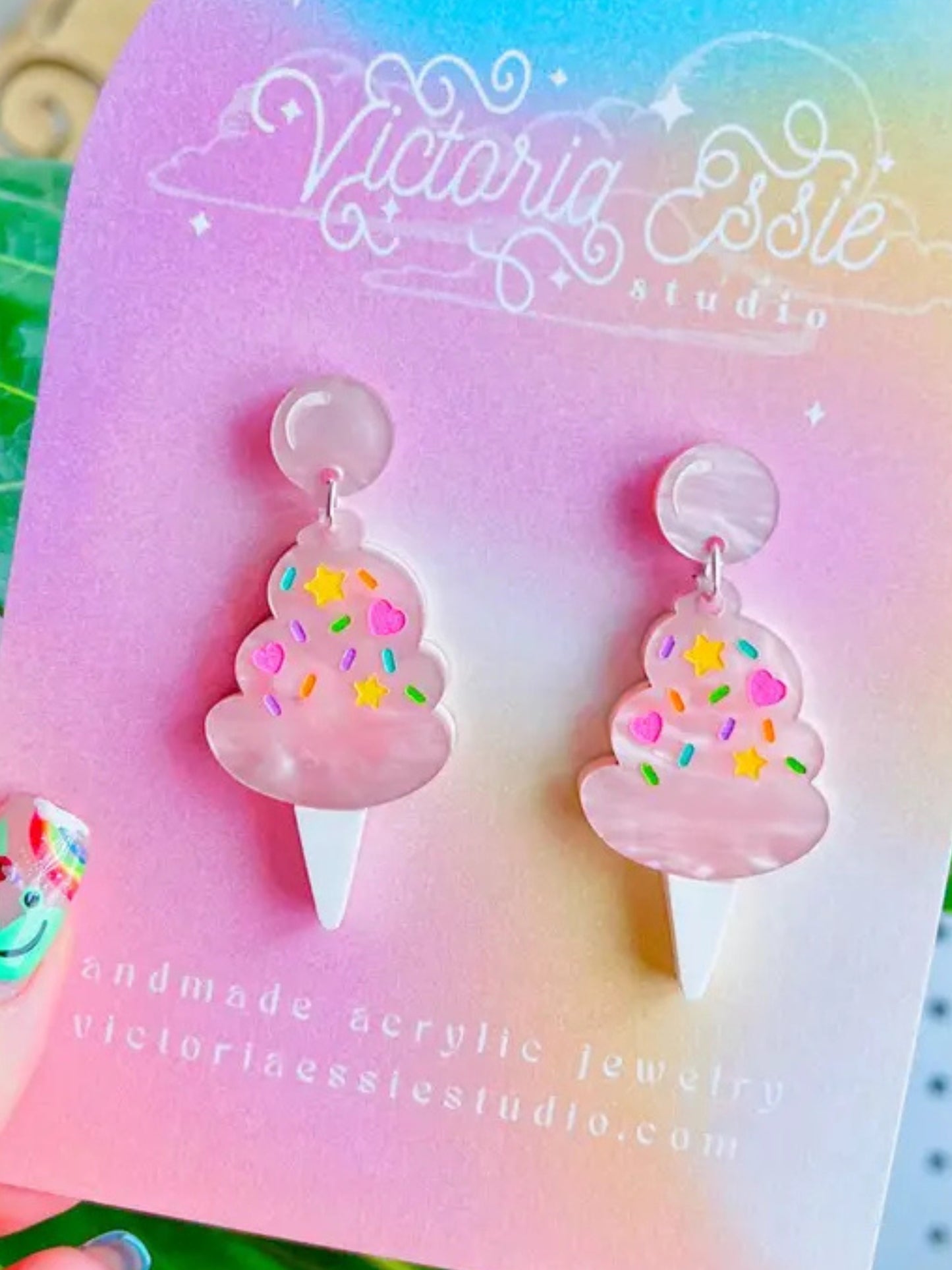 Cotton Candy Earrings