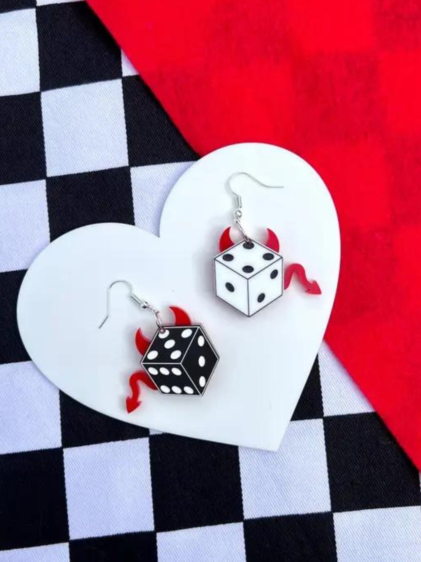 Devils Roll The Dice Earrings