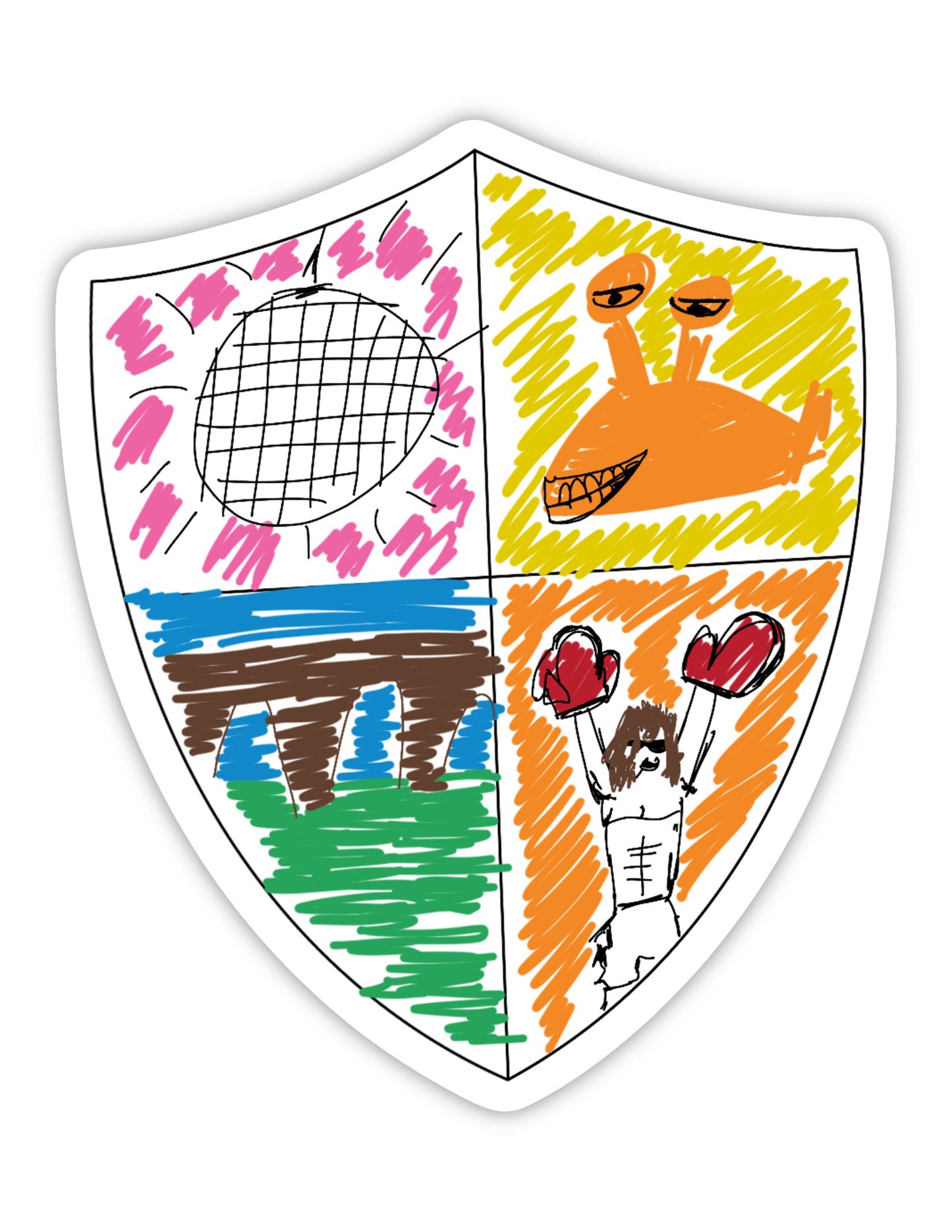 Disco Diva Crest Sticker