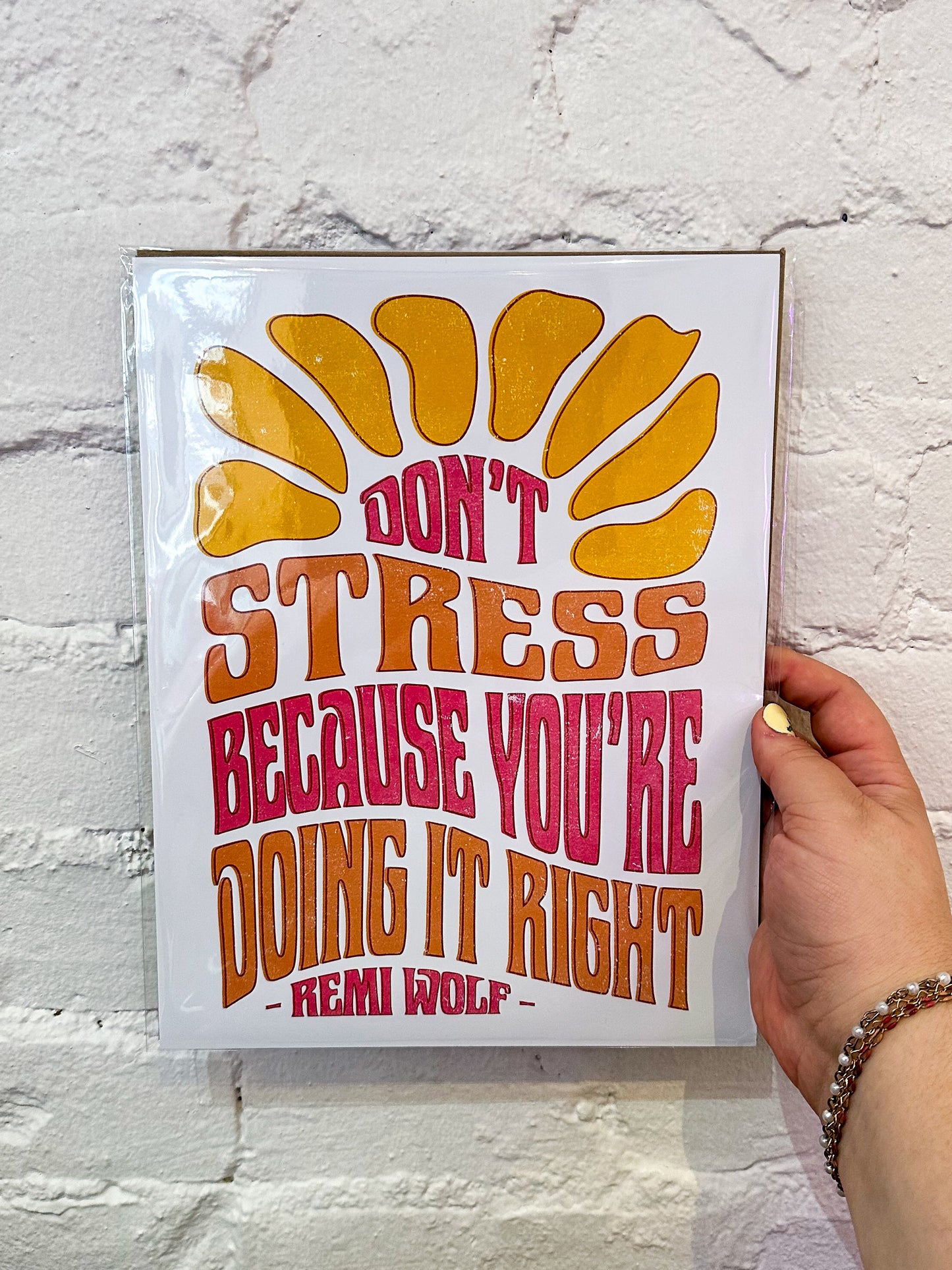 Don't Stress Remi Wolf Print