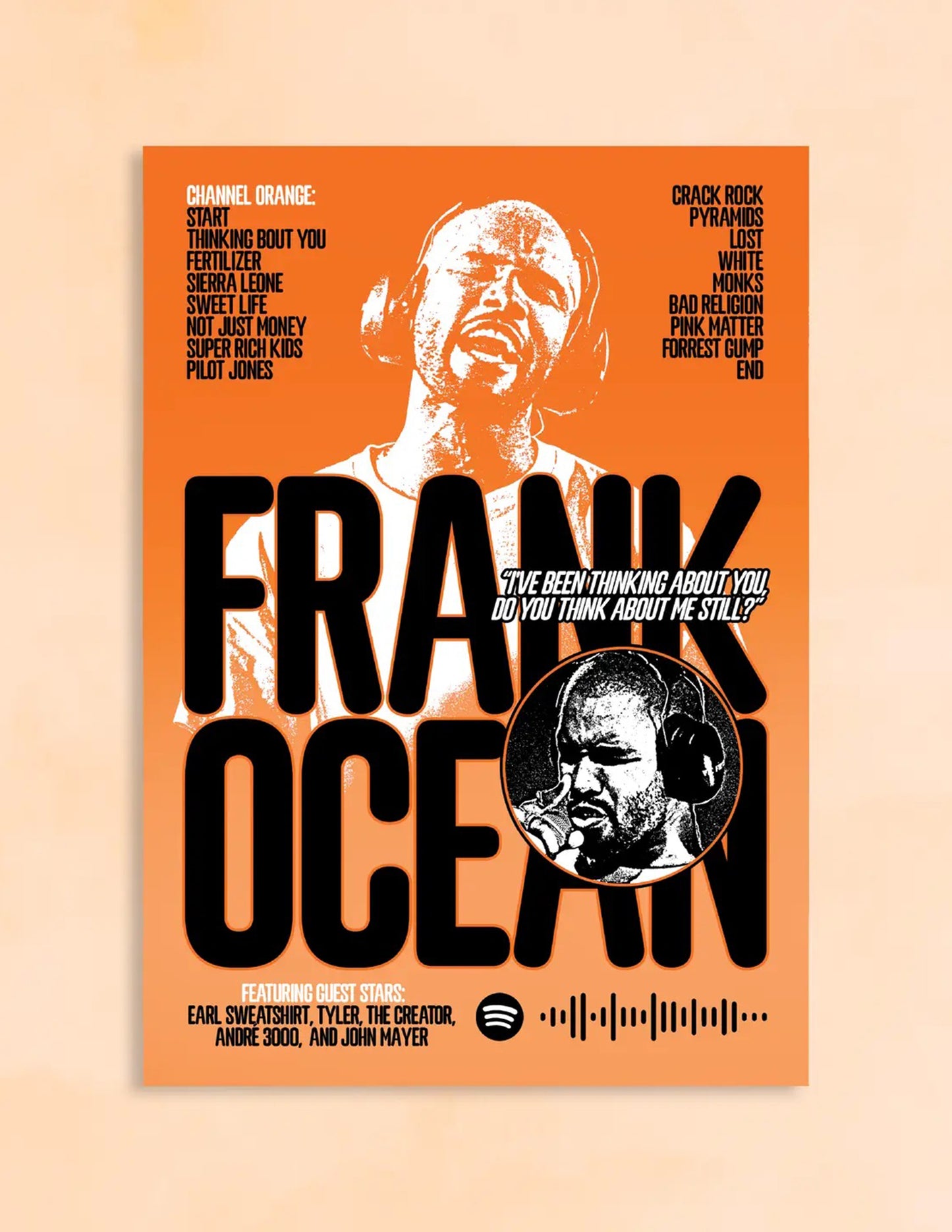 Frank Channel Orange Poster Print