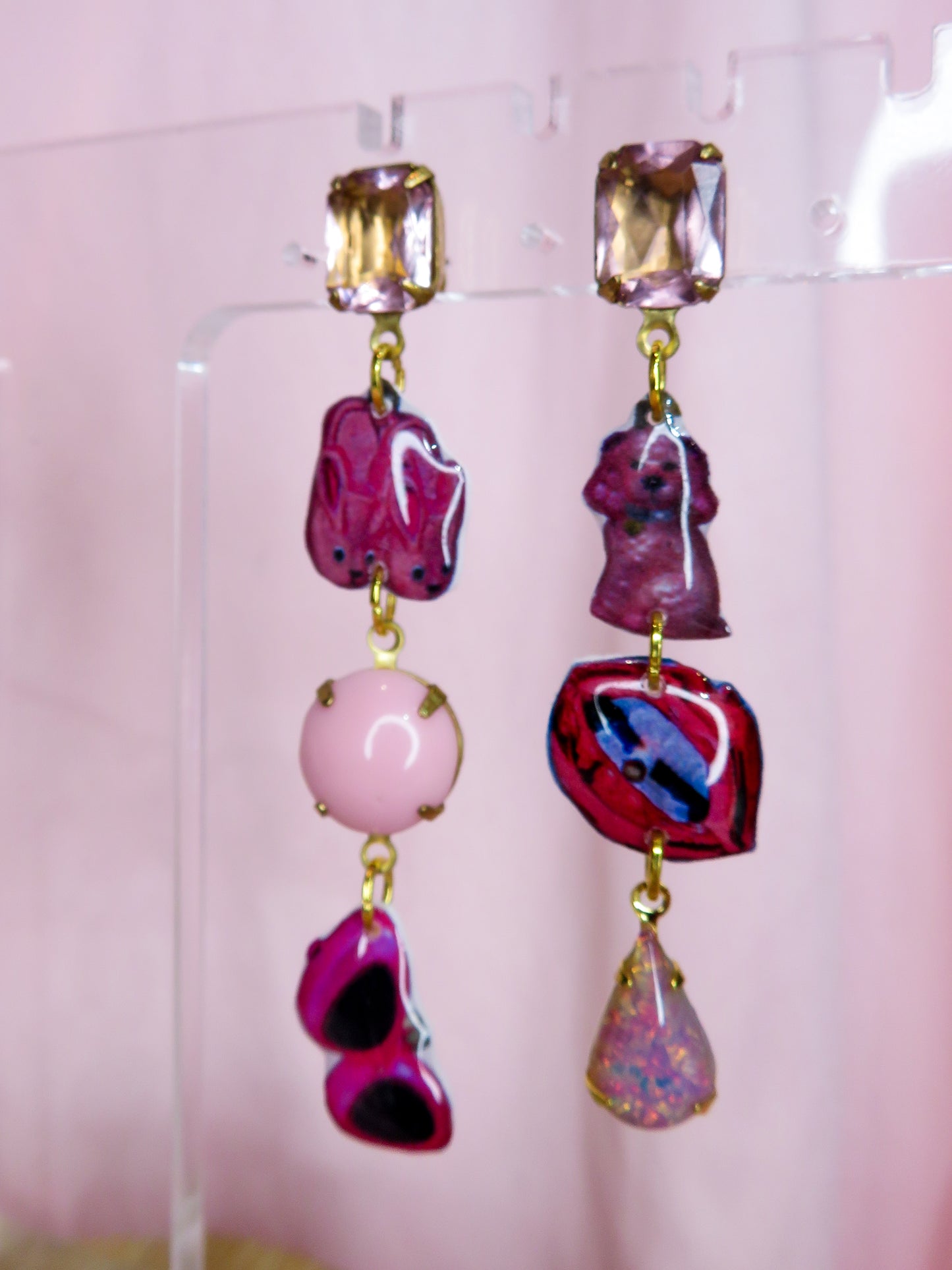 Girly Pop Ornaments Earrings