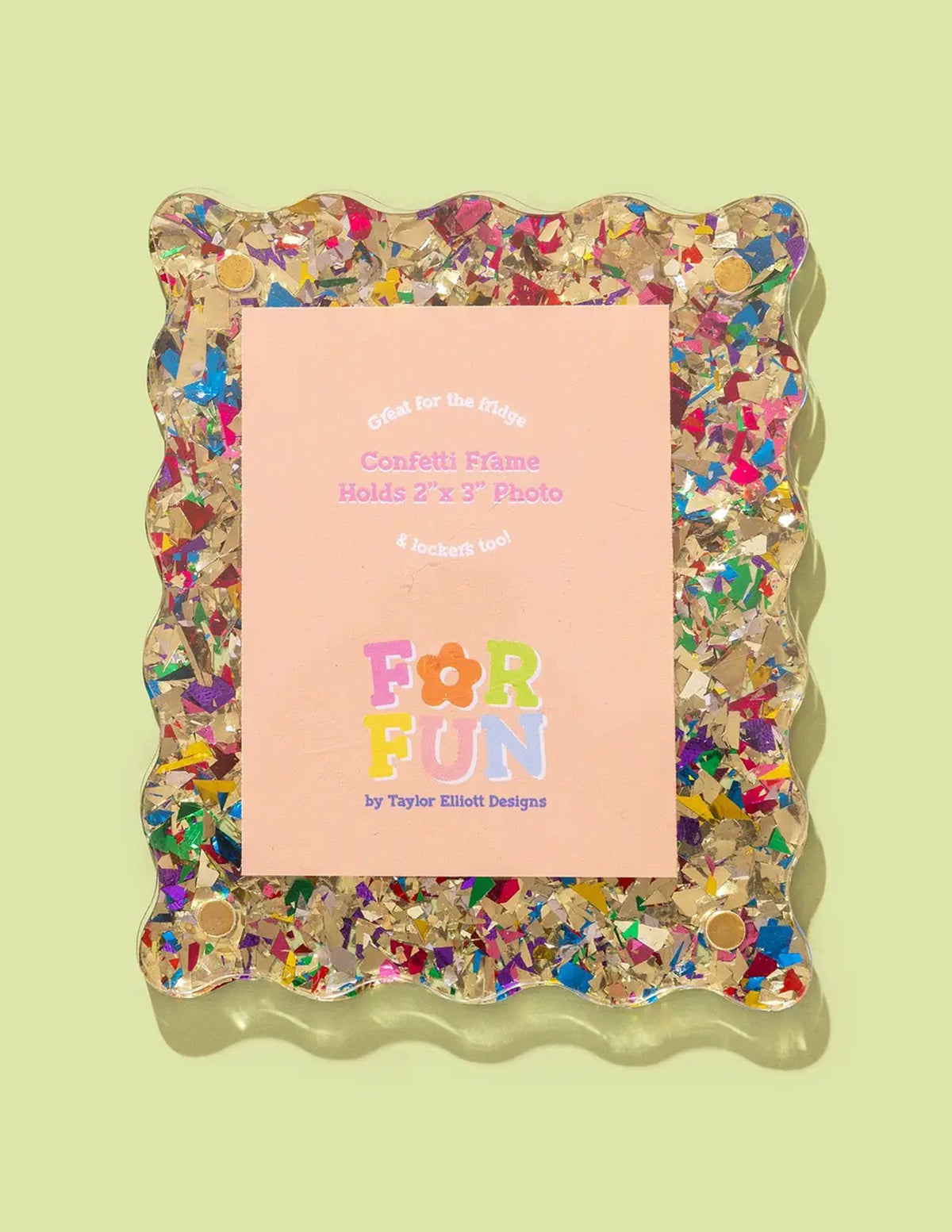 Gold Confetti Magnetic Frame