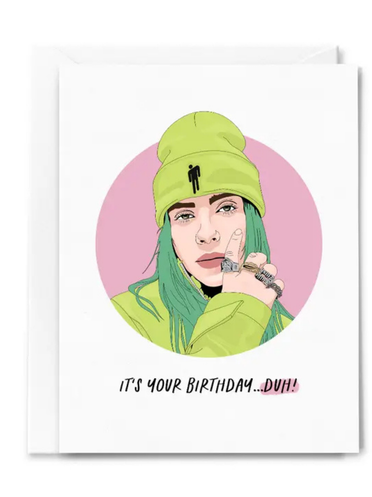 Green Billie Birthday Card