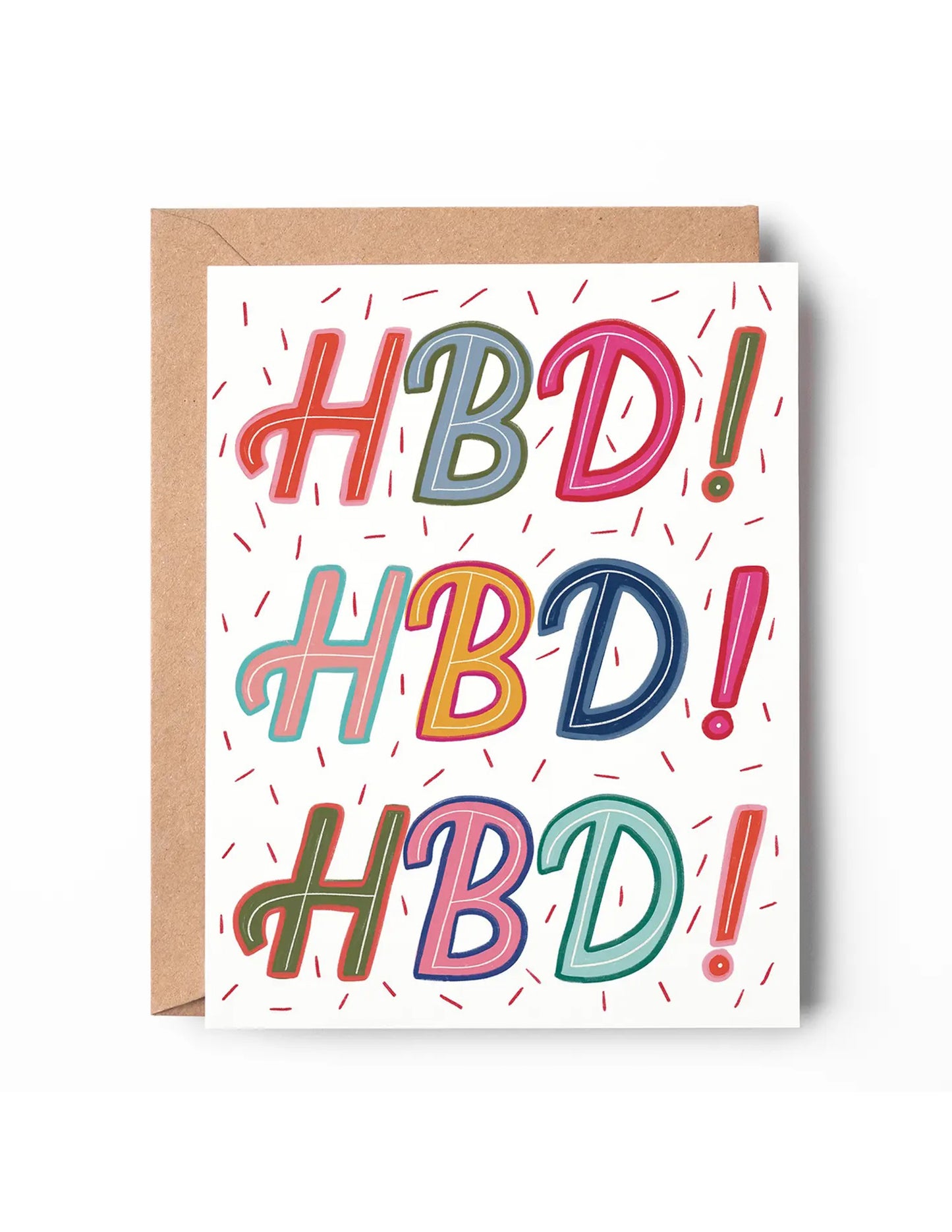 HBD Rainbow Card