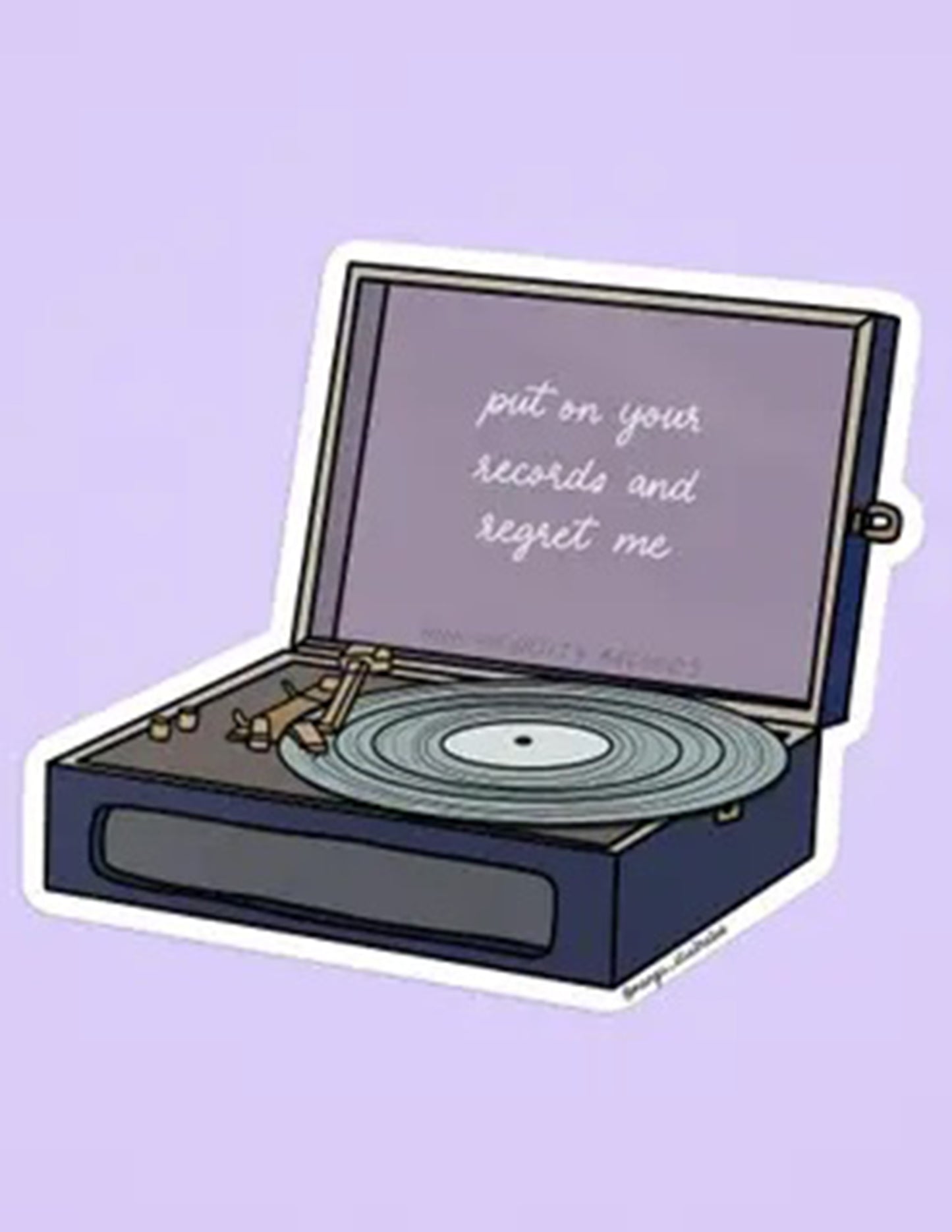 High Infidelity Record Player Sticker