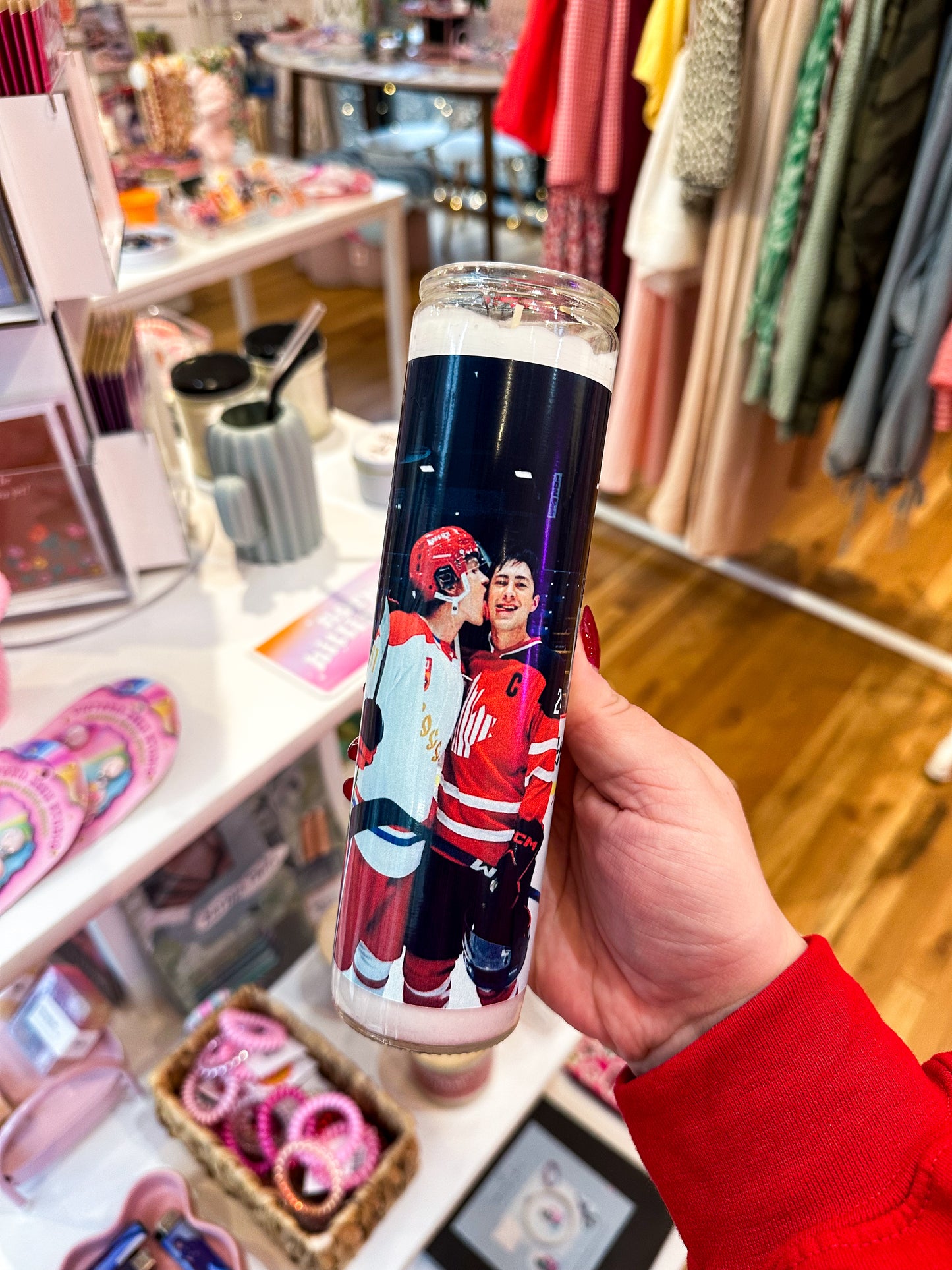 Hockey Boys Prayer Candle
