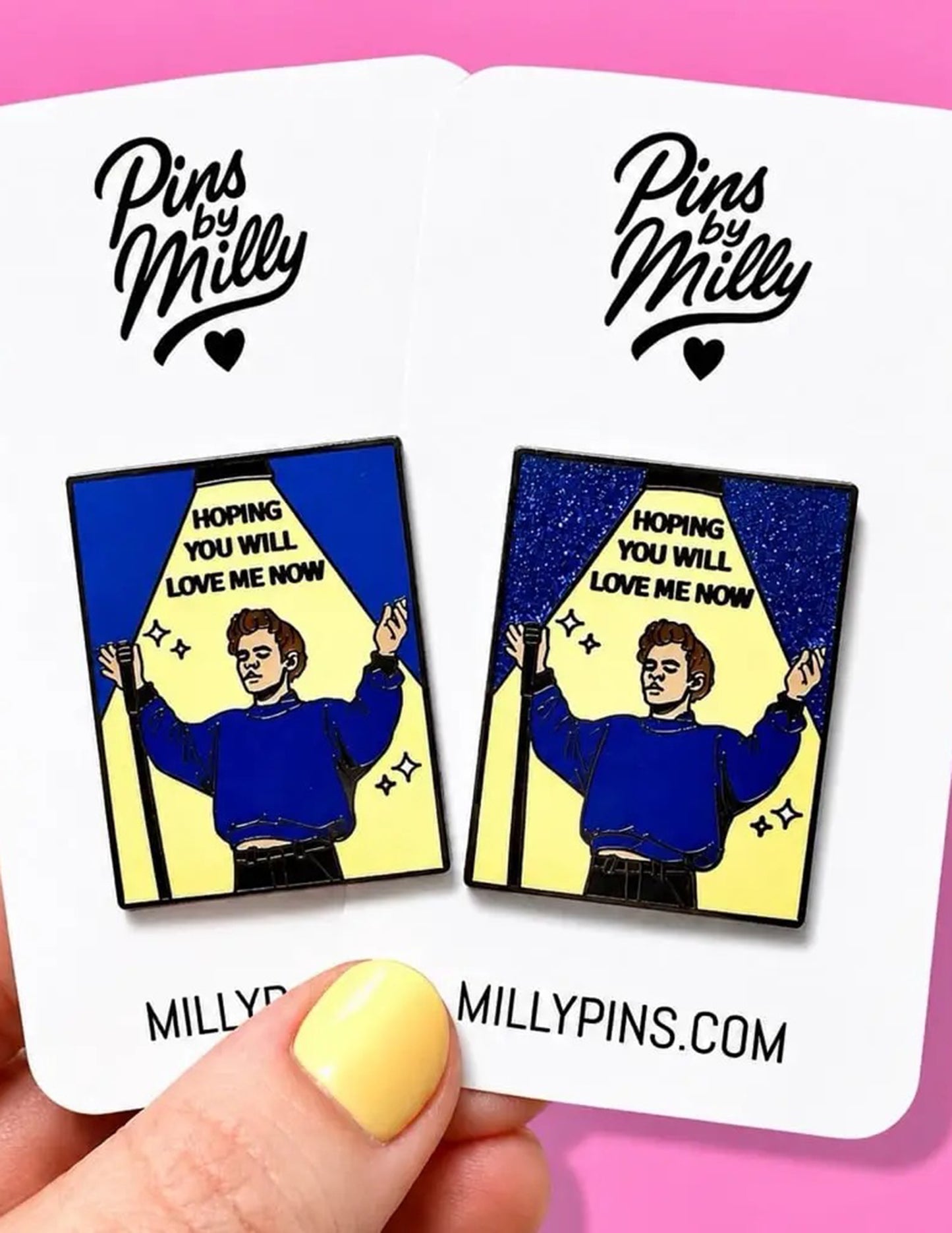 Hoping You Will Love Me Now Enamel Pin