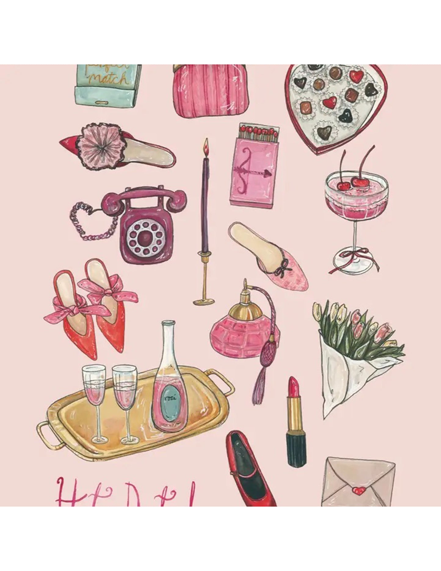 Hot Date! Valentine's Date Art Print