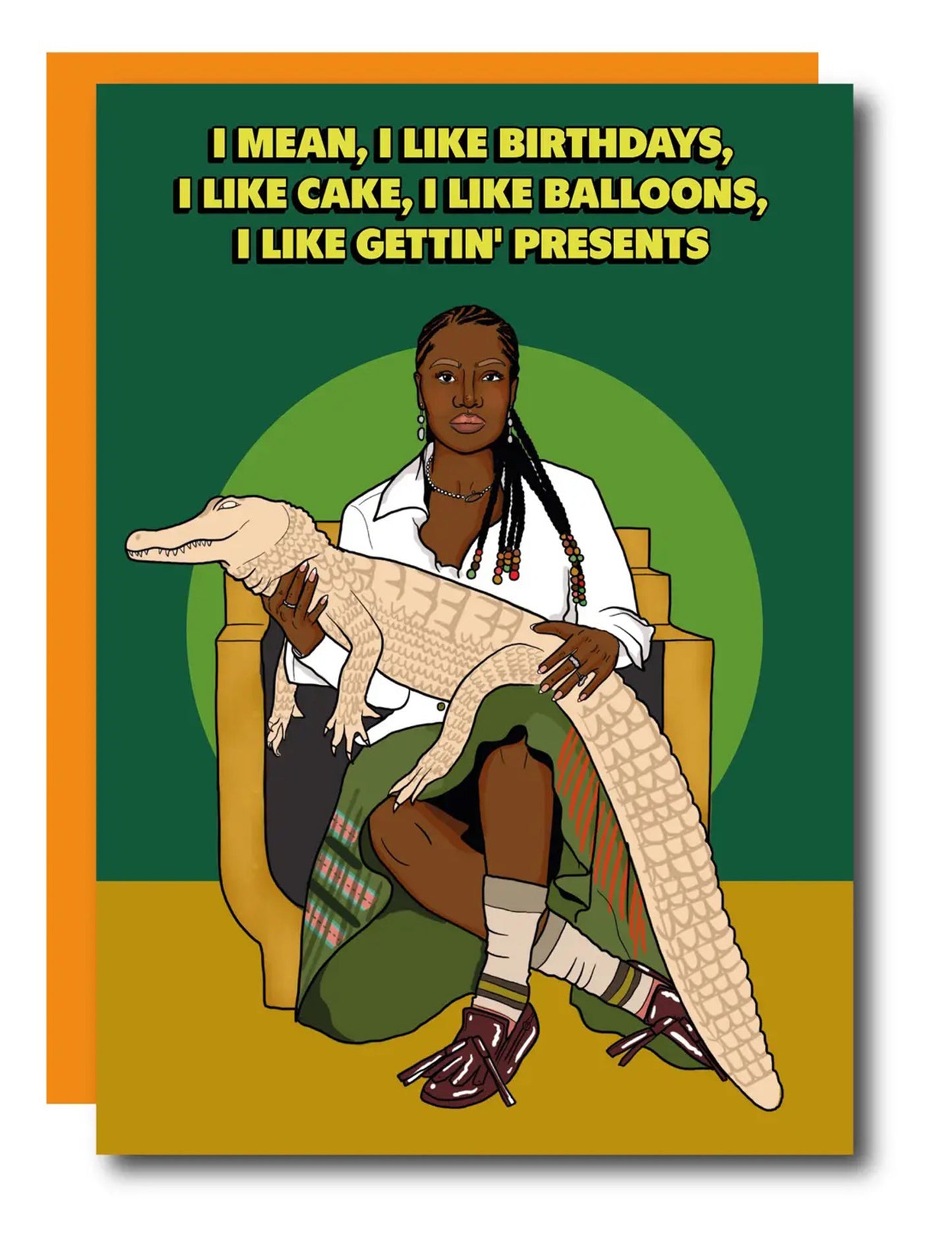 I Like Birthdays Doechii Greeting Card