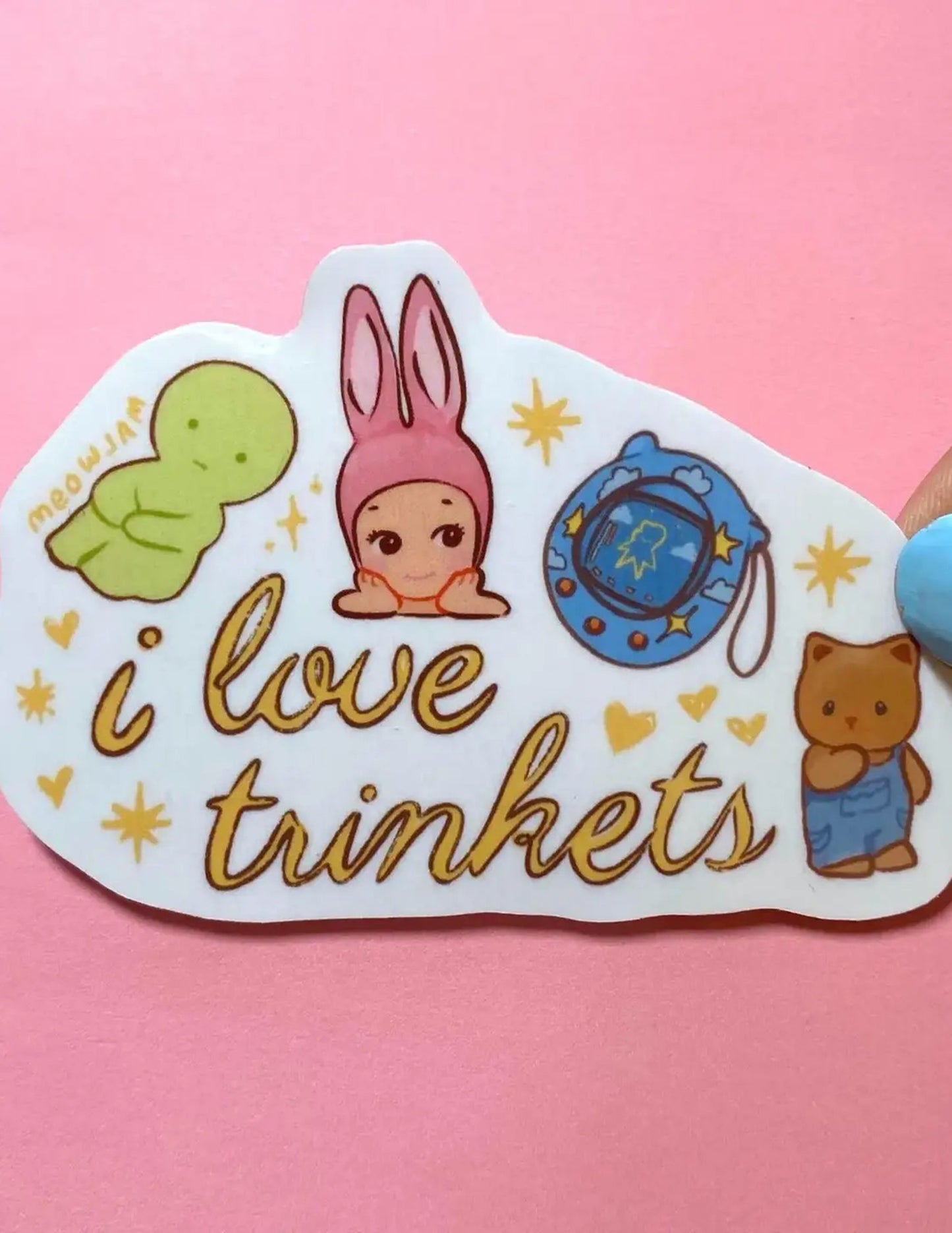 I Love Trinkets Sticker