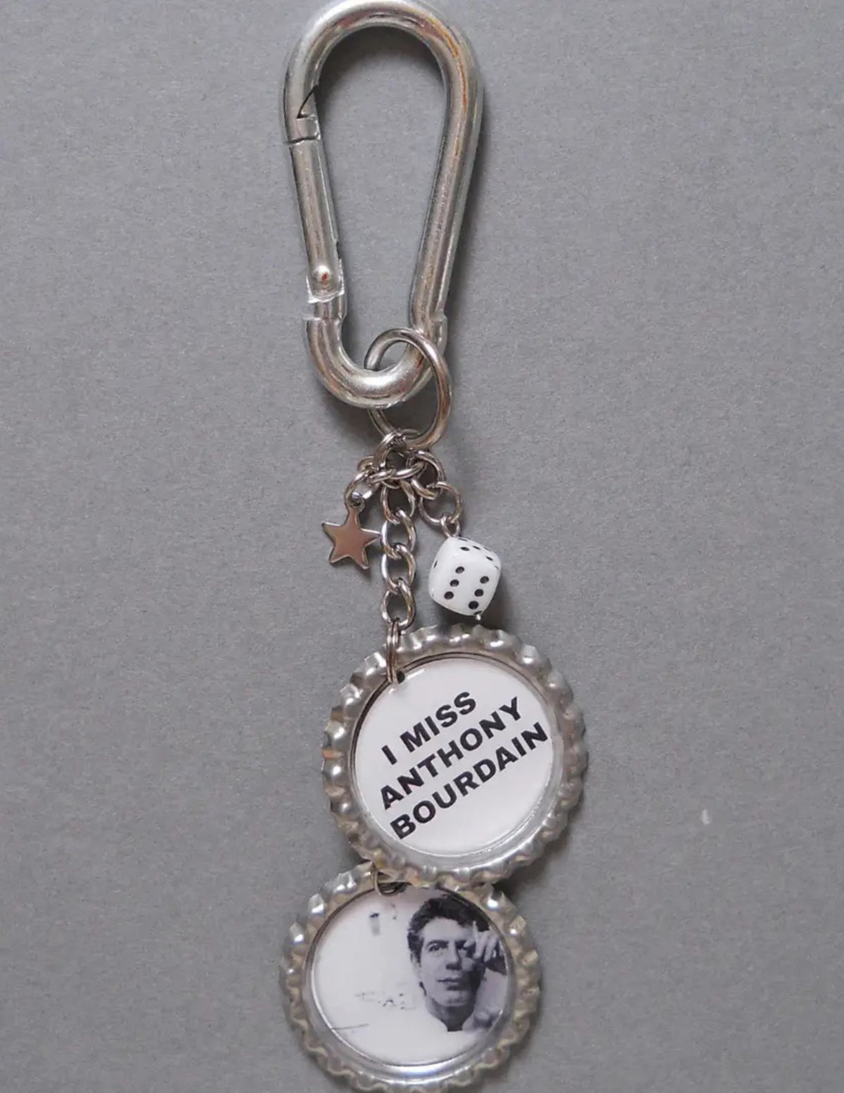 I Miss Anthony Bourdain Bag Charm