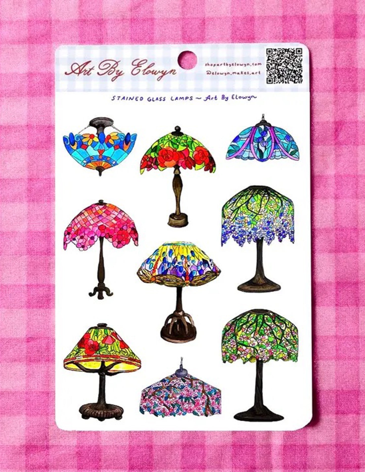 Lamps Sticker Sheet
