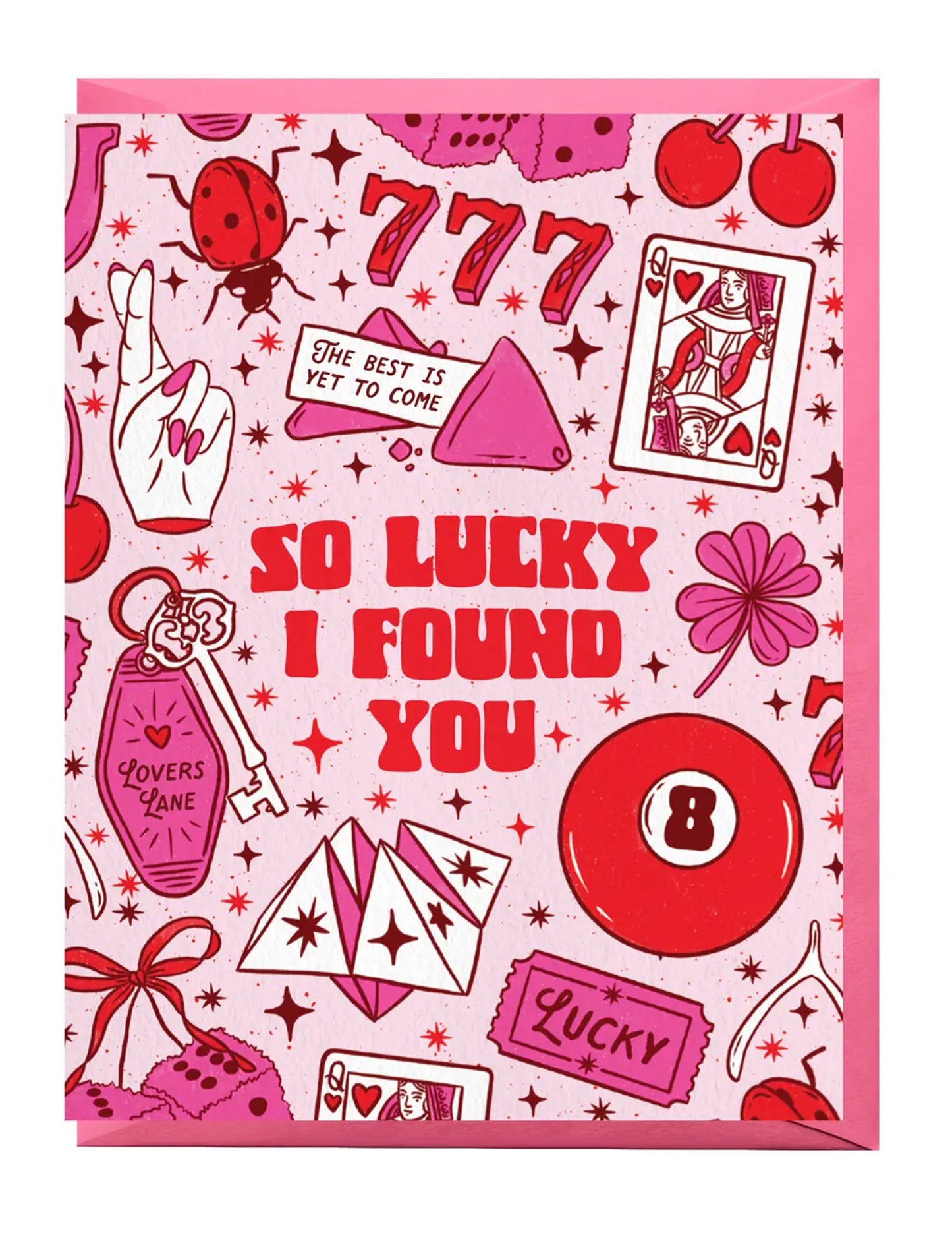 Lucky Charm Love Card