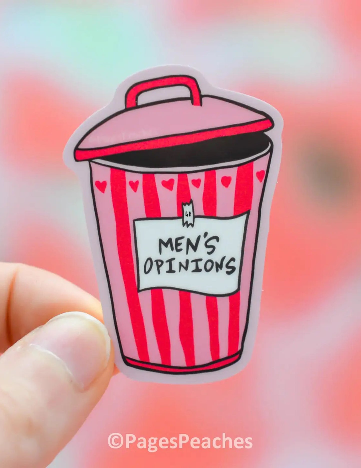 Men's Opinions Sticker
