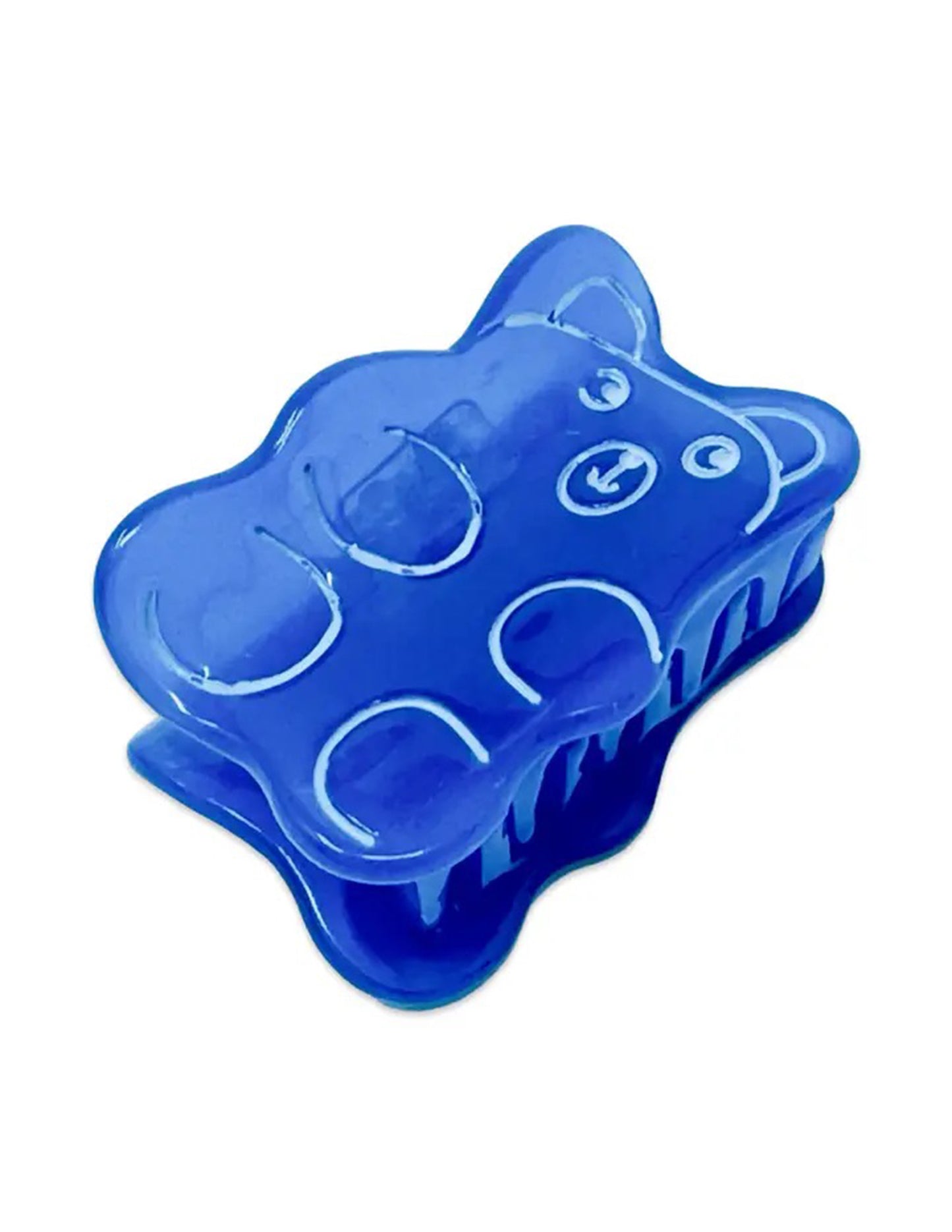 Mini Blue Gummy Bear Hair Claw Clip