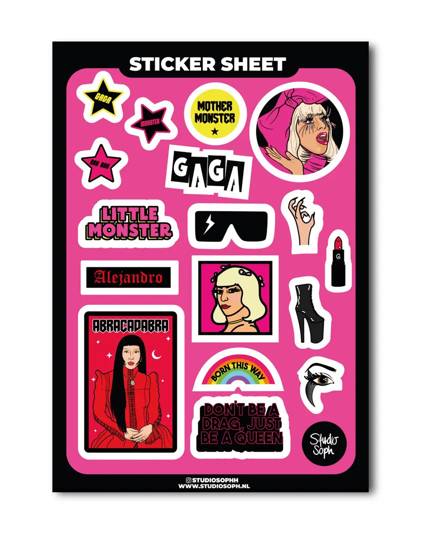 Mother Monster Sticker Sheet