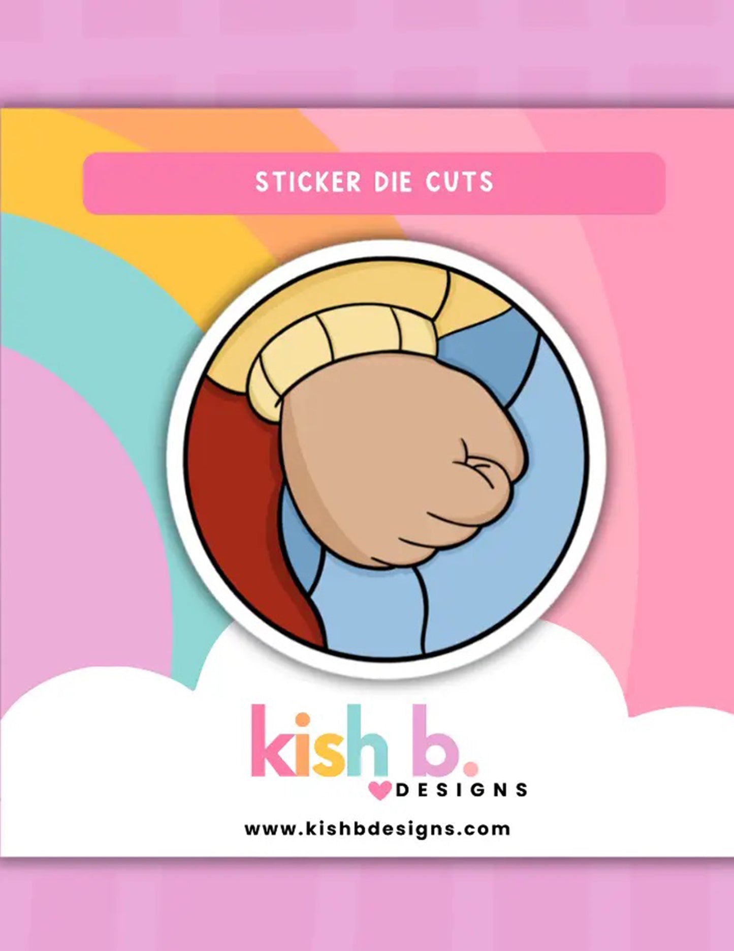 Mr. Read's Fist Sticker