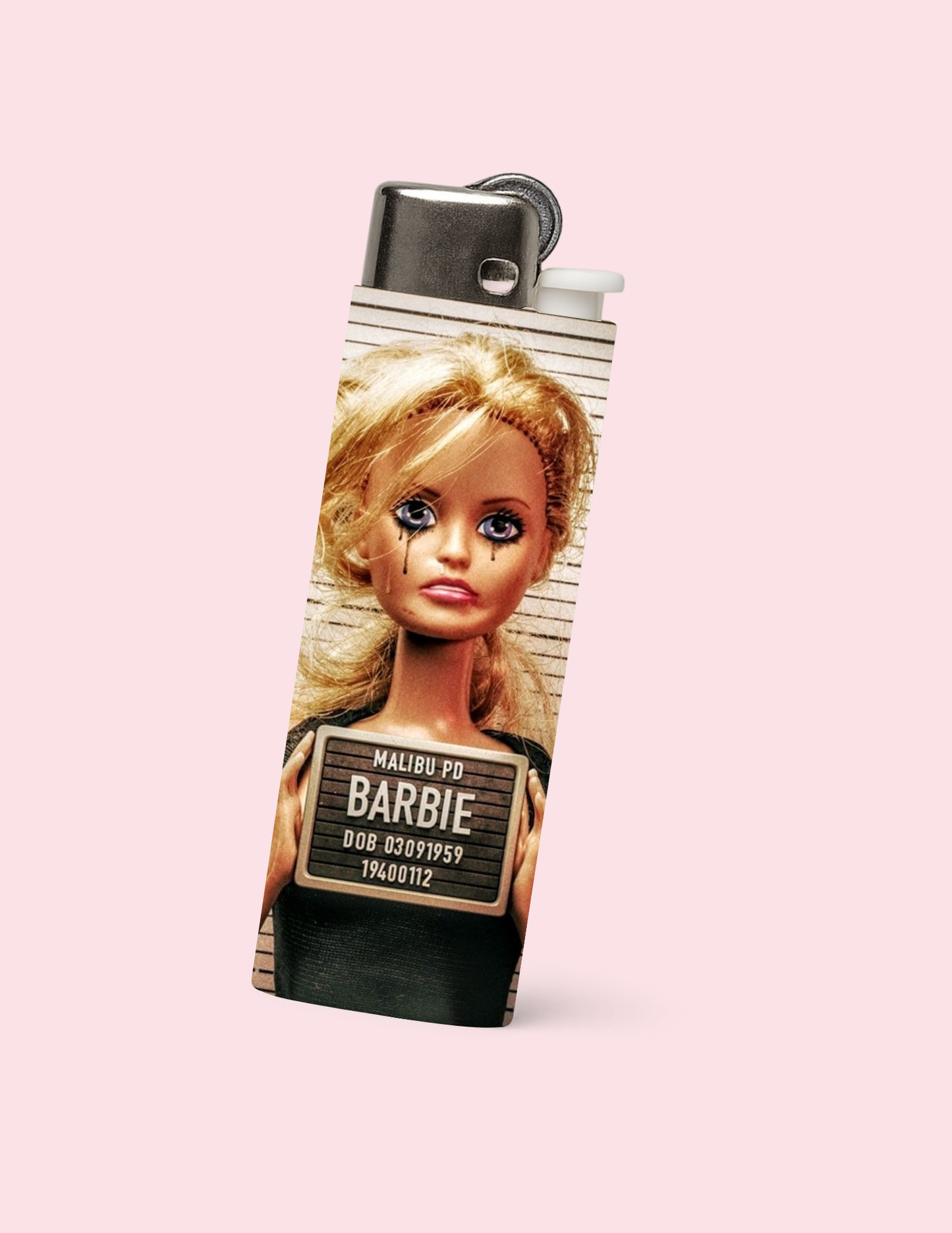 Mugshot Barbie Lighter