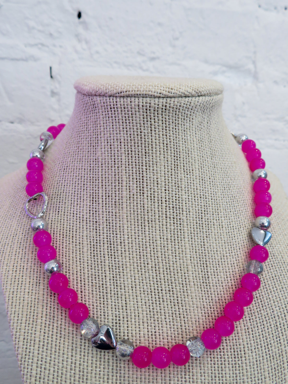 Neon Hearts Necklace