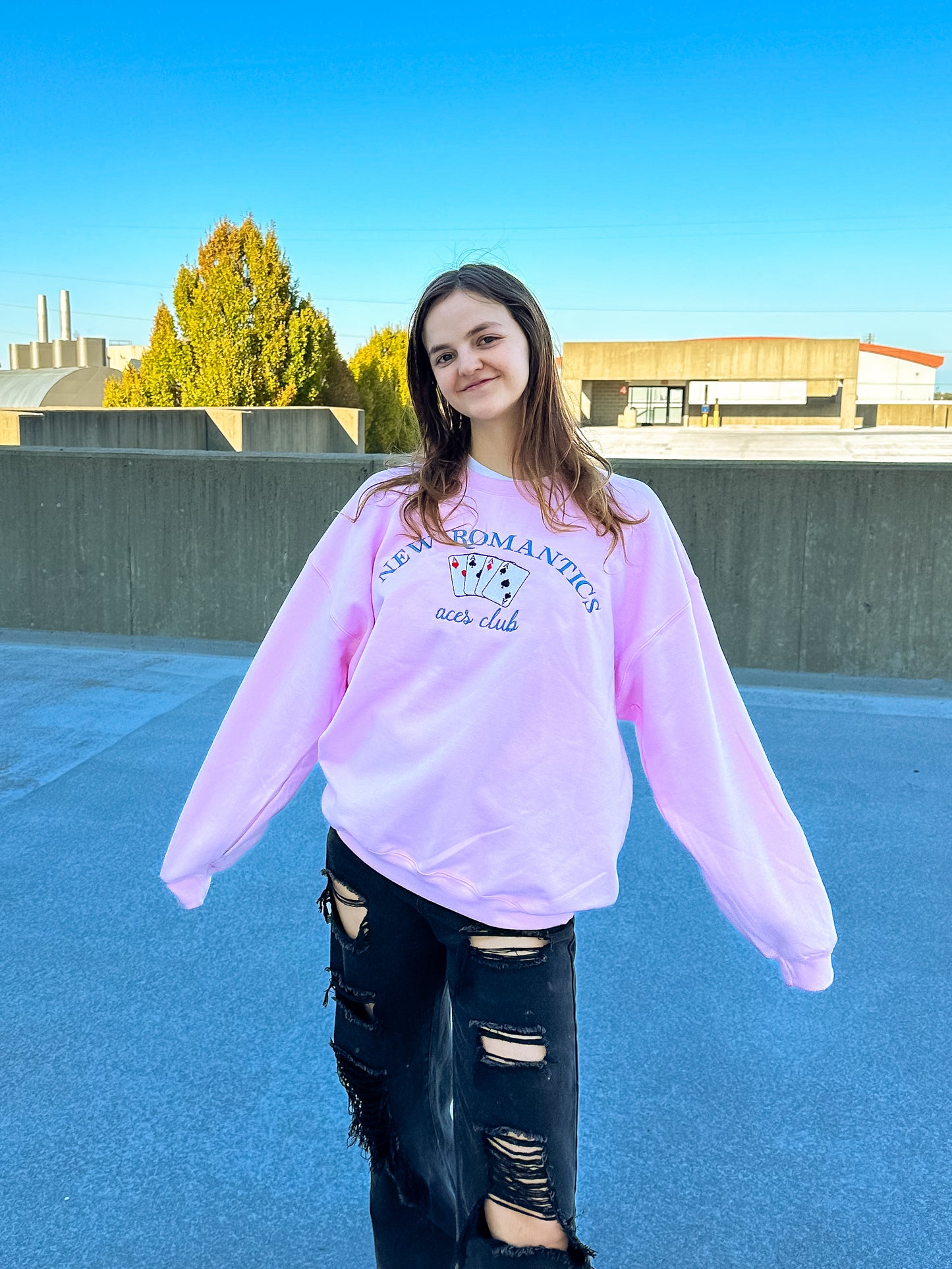New Romantics Aces Club Crewneck