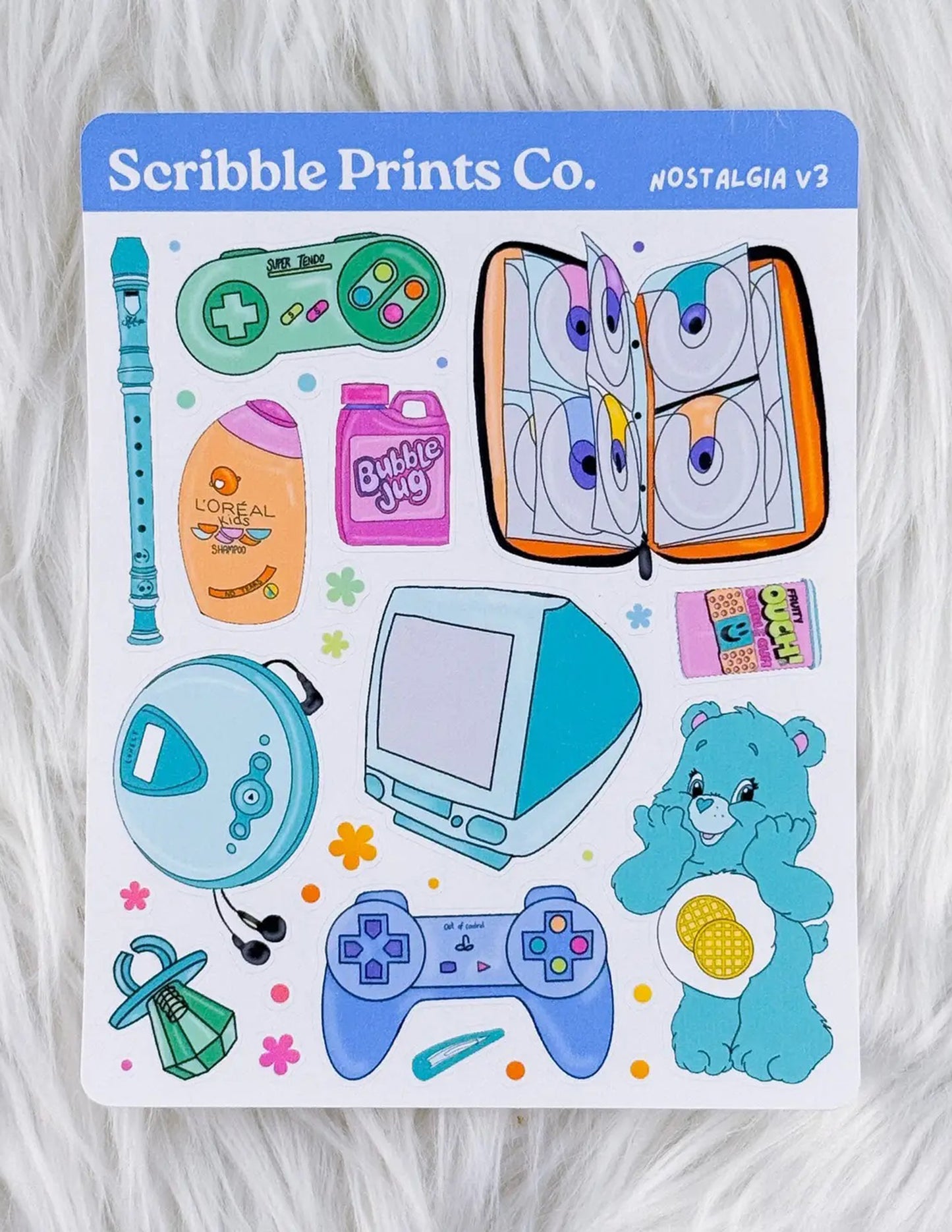 Nostalgia V3 Sticker Sheet