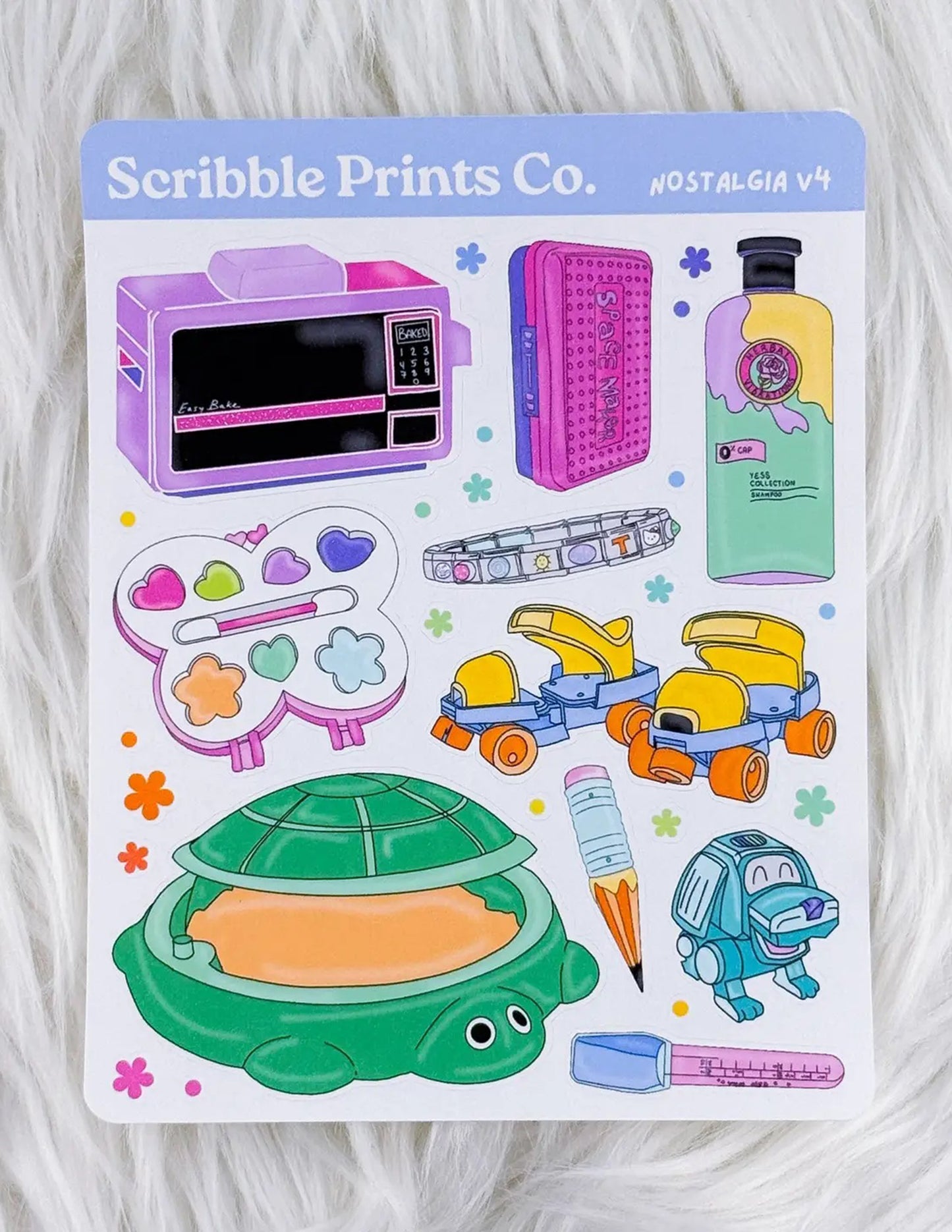 Nostalgia V4 Sticker Sheet