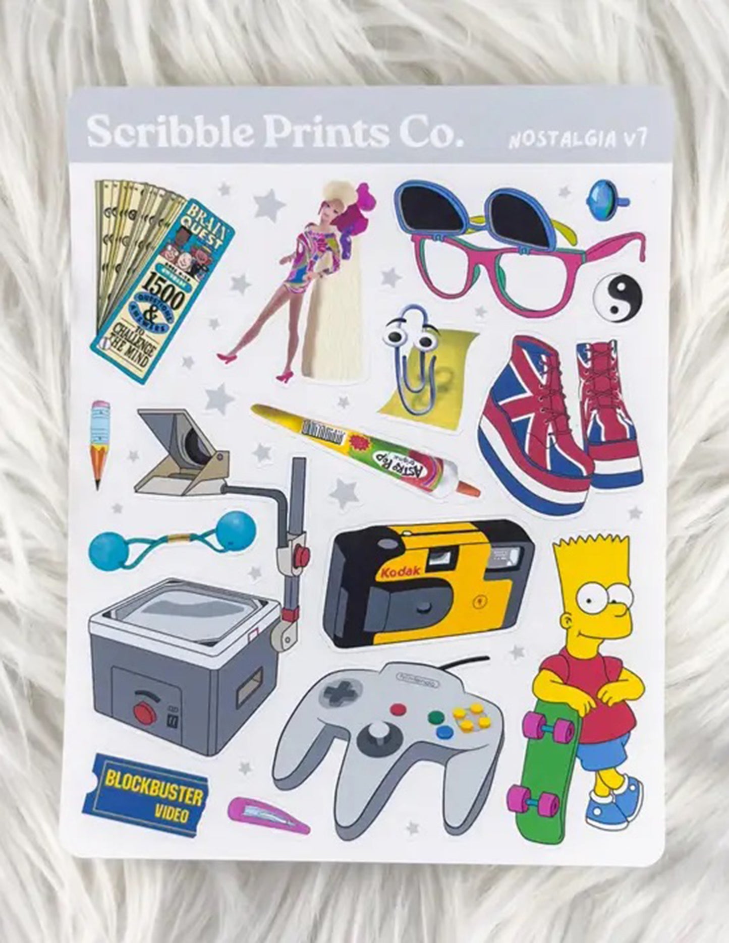 Nostalgia V7 Sticker Sheet