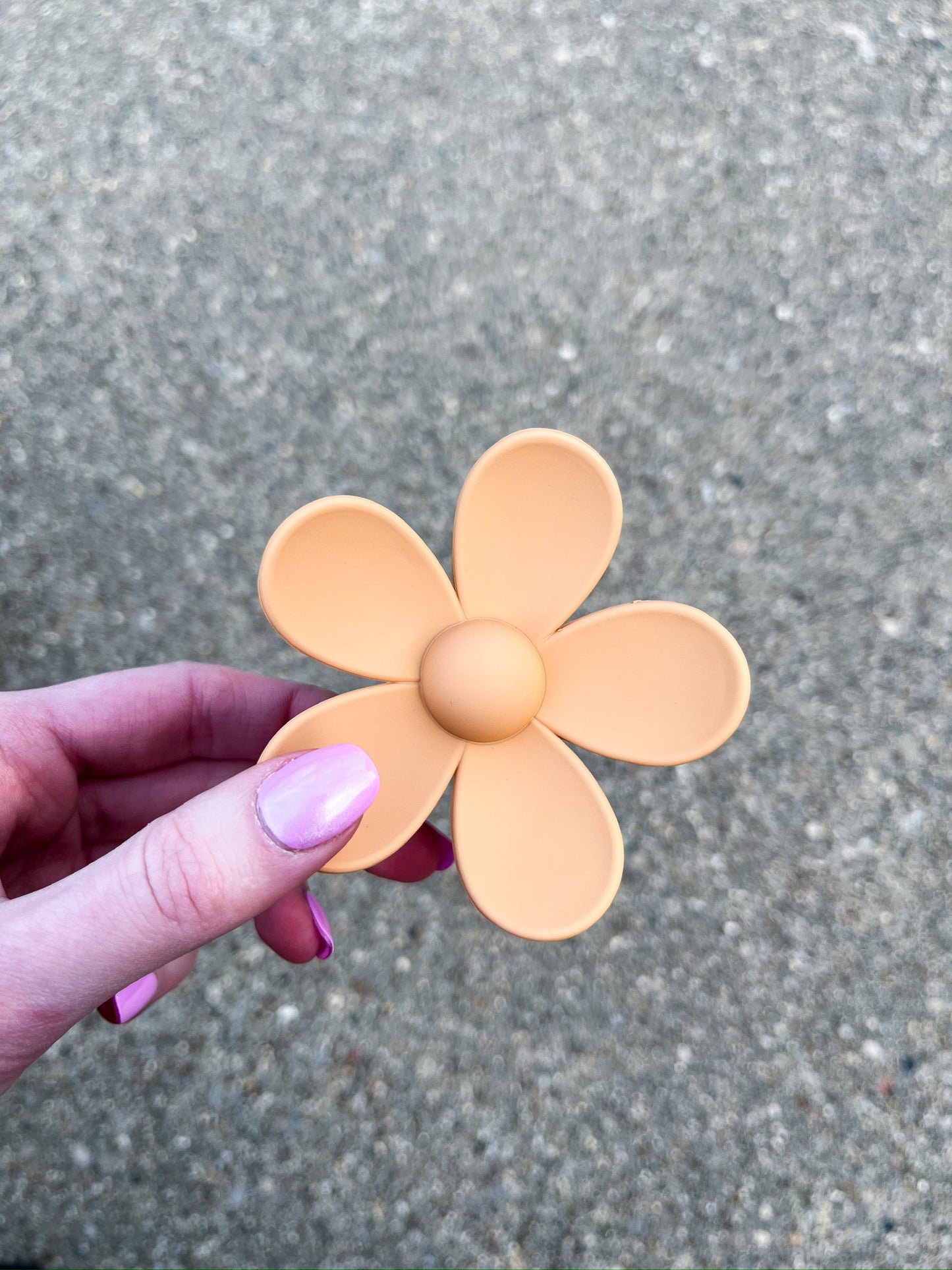 Flower Claw Clip (Assorted Colors)