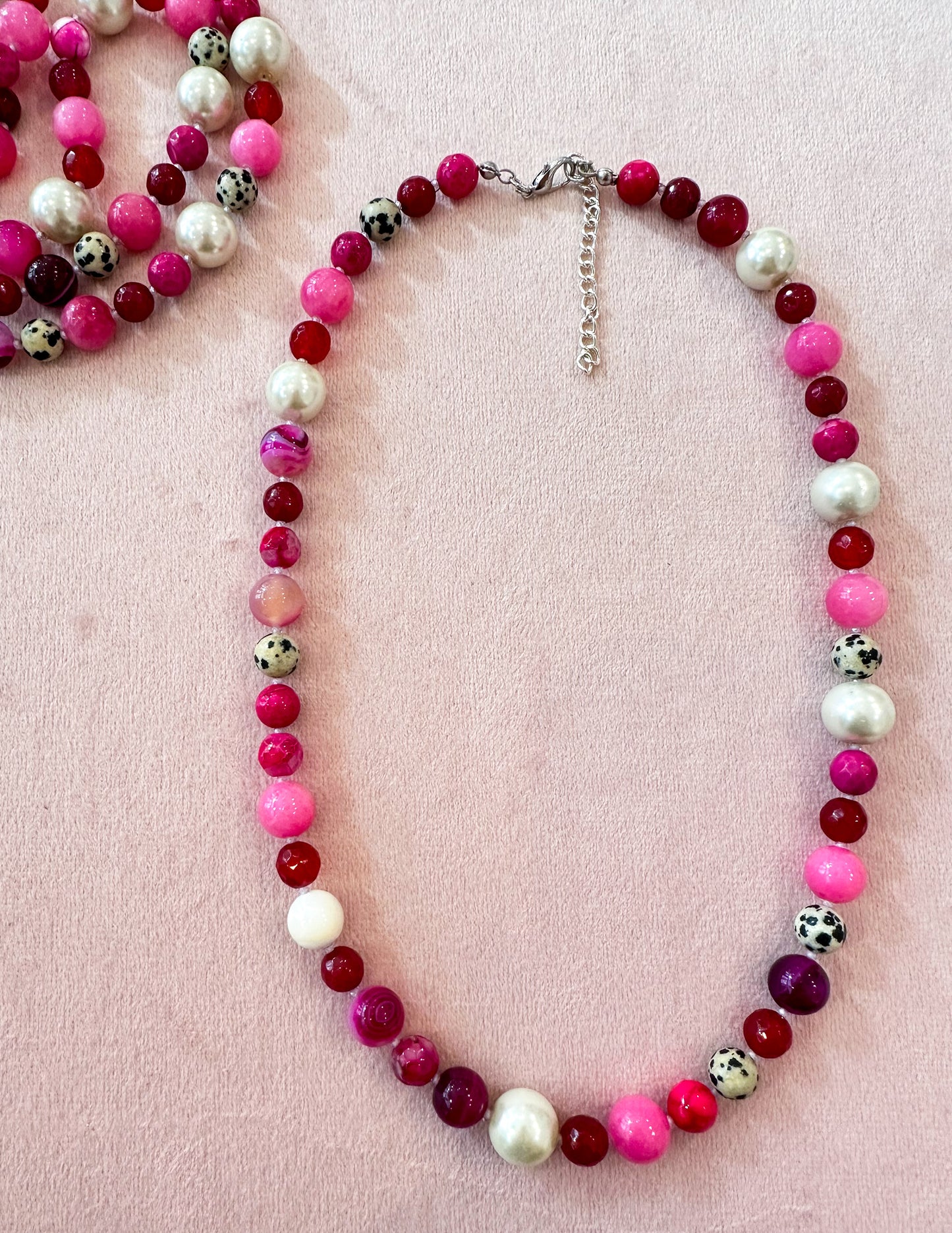 Pink Pearl Necklace