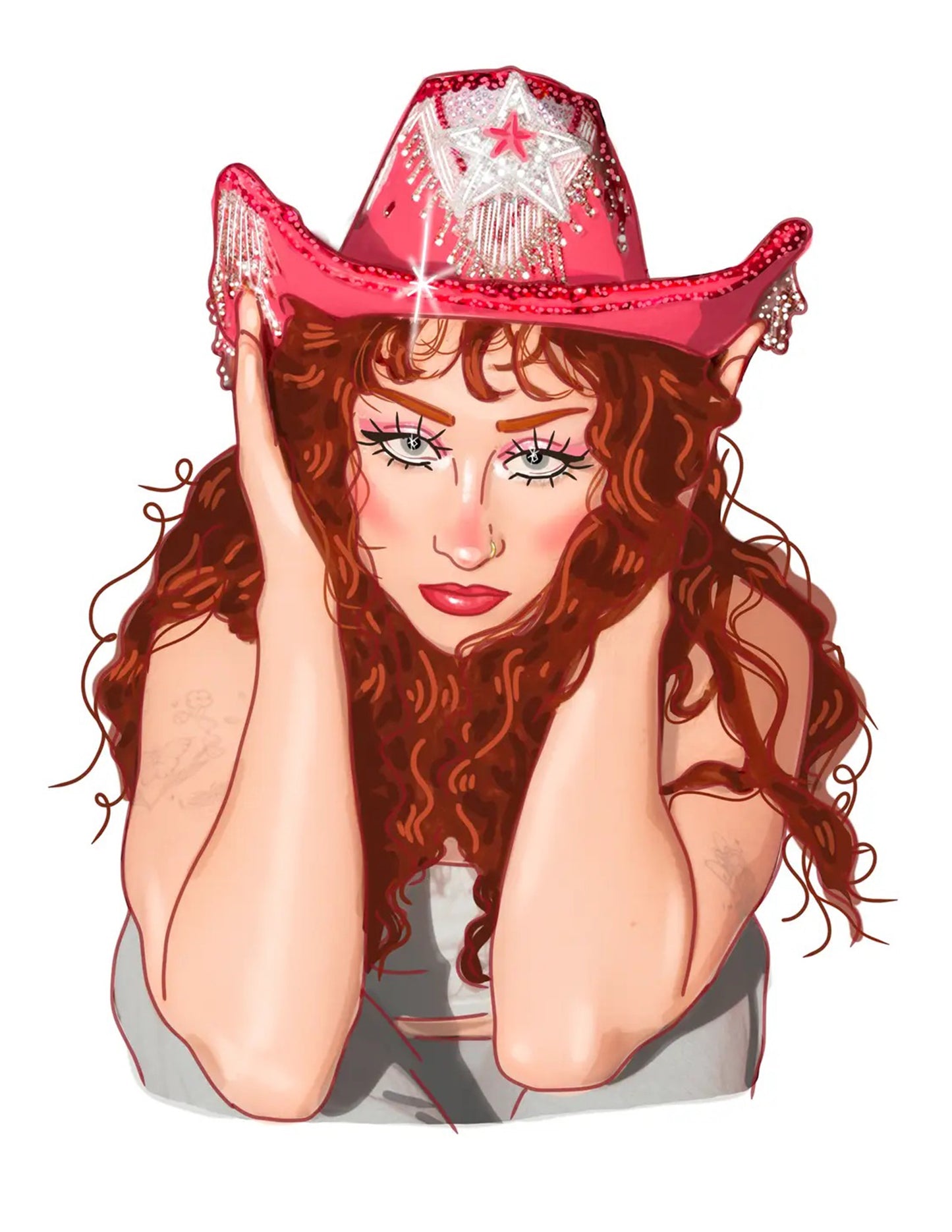 Pink Pony Chappell Sticker