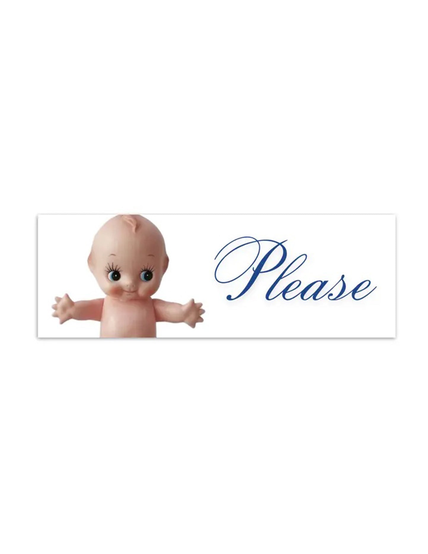 Please Kewpie Bumper Sticker