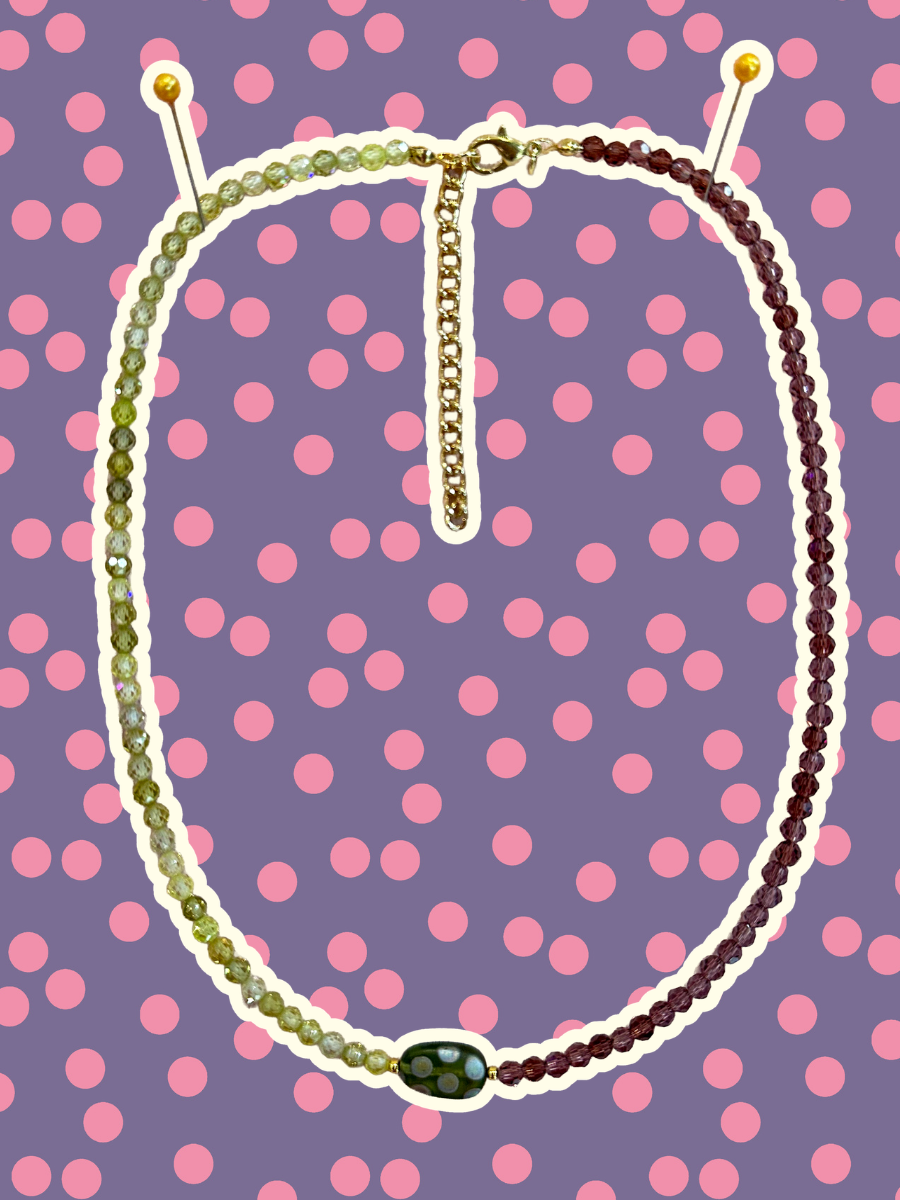 Plum & Olive Necklace